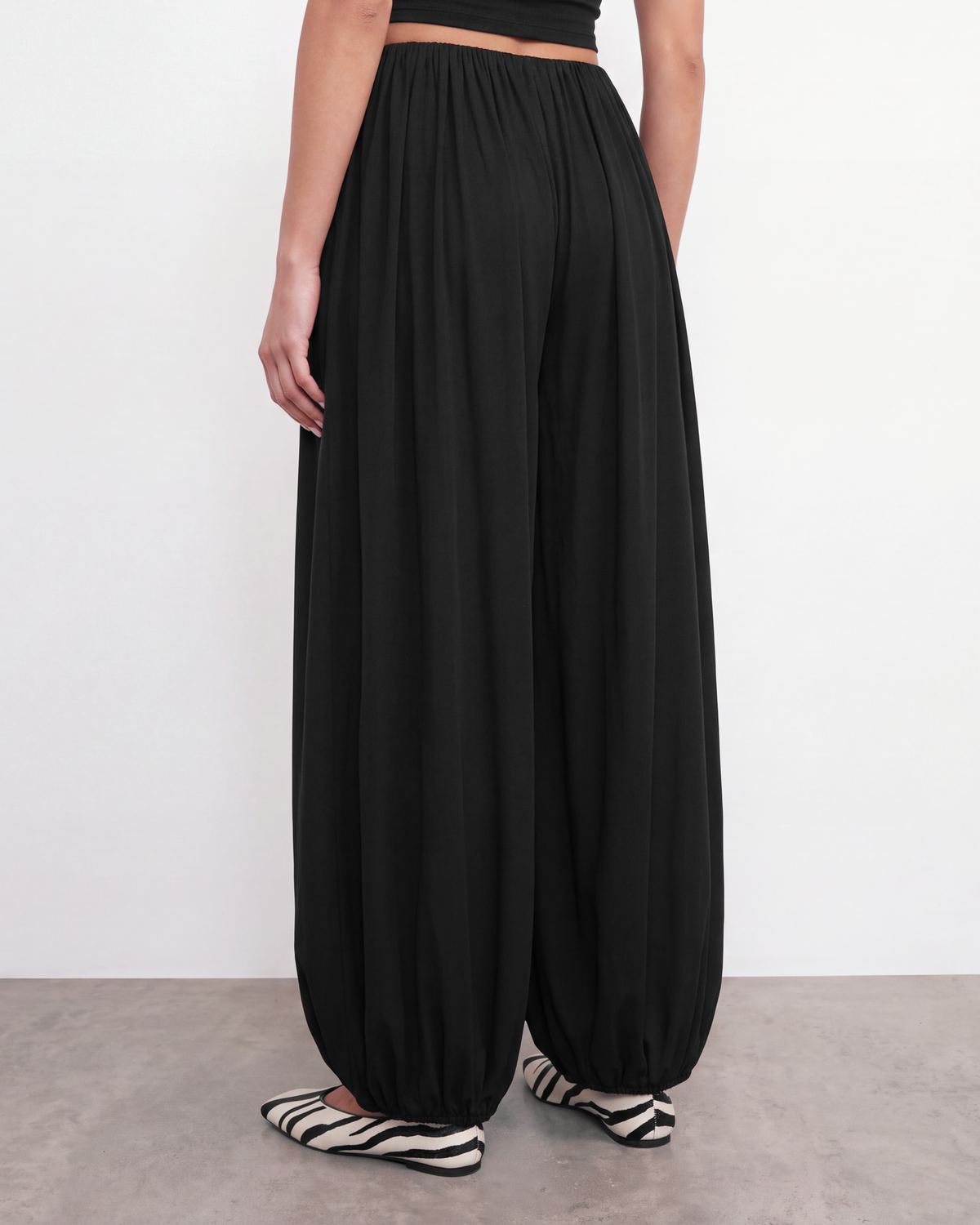 The Draped Balloon Pant