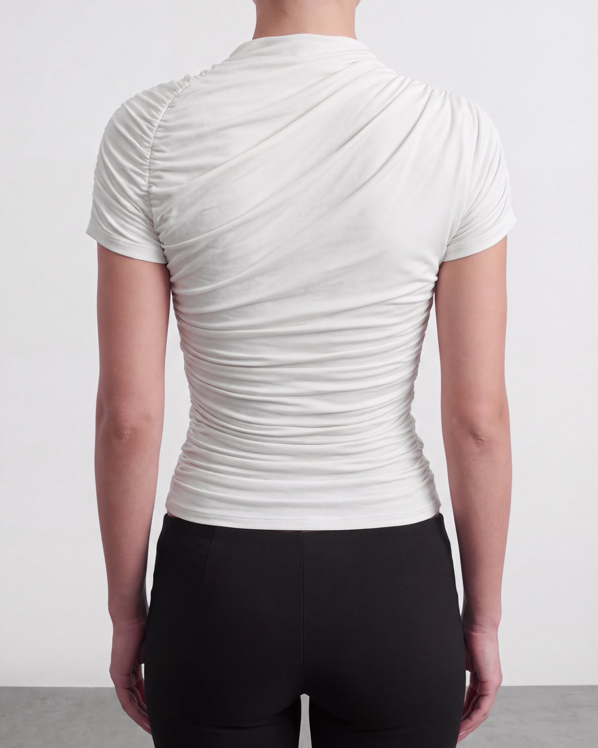 The Draped Shoulder Tee