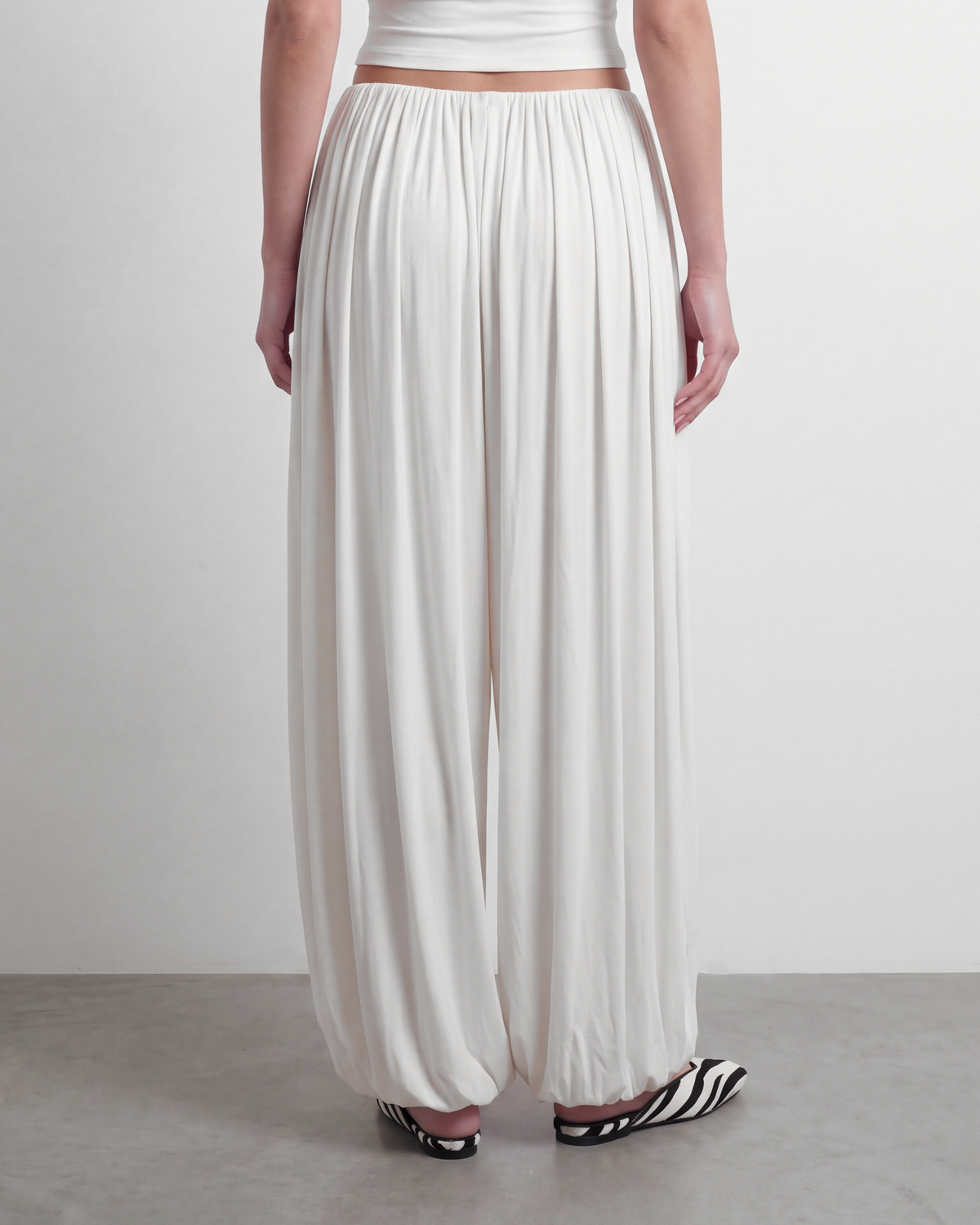The Draped Balloon Pant