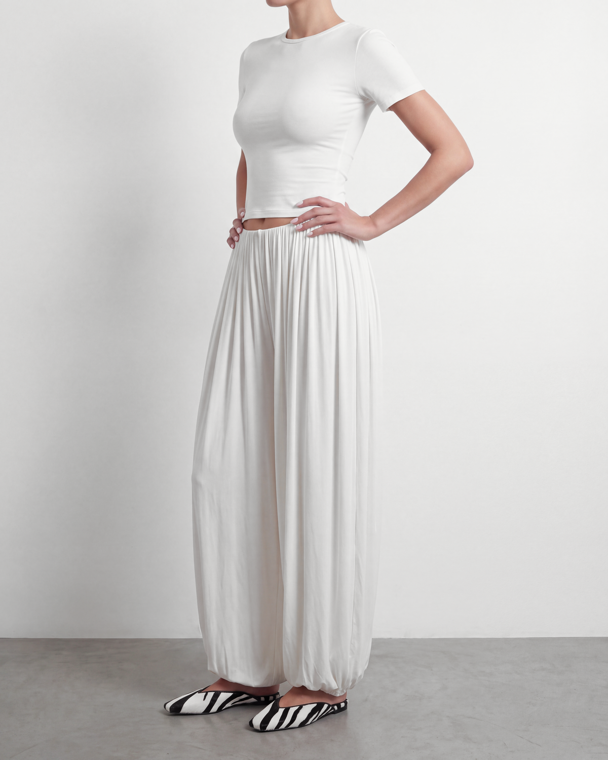 The Draped Balloon Pant