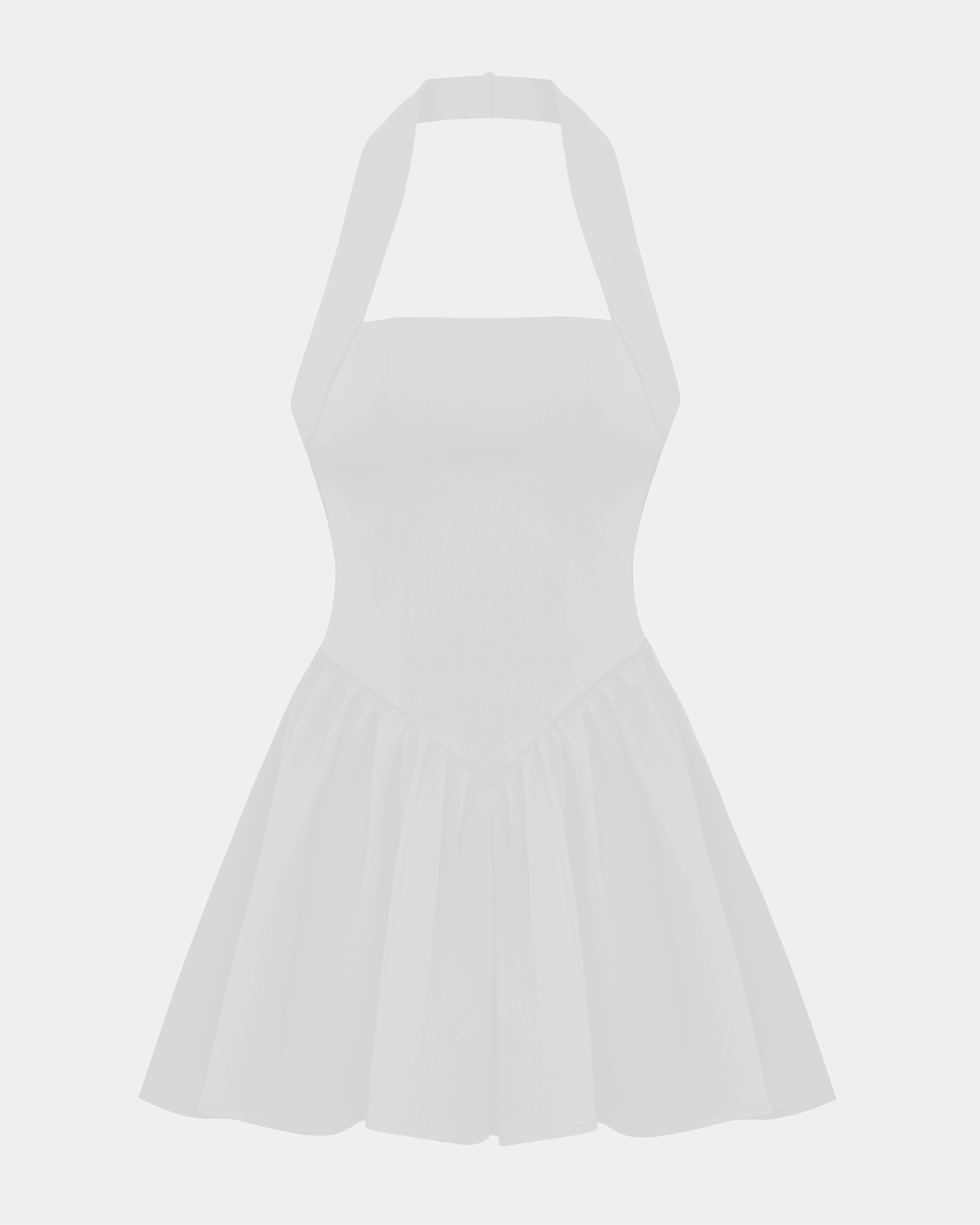 The Contour Halter Mini Dress