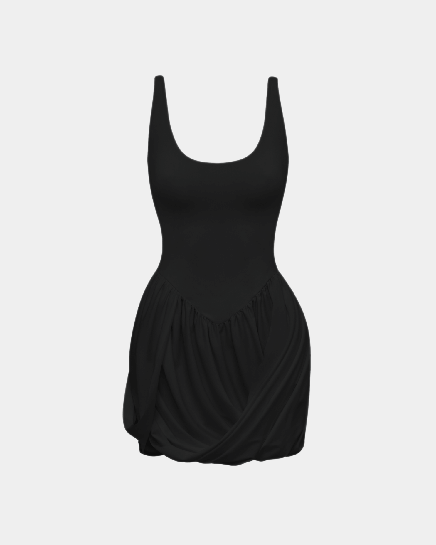 The Sculpt Drape Mini Dress