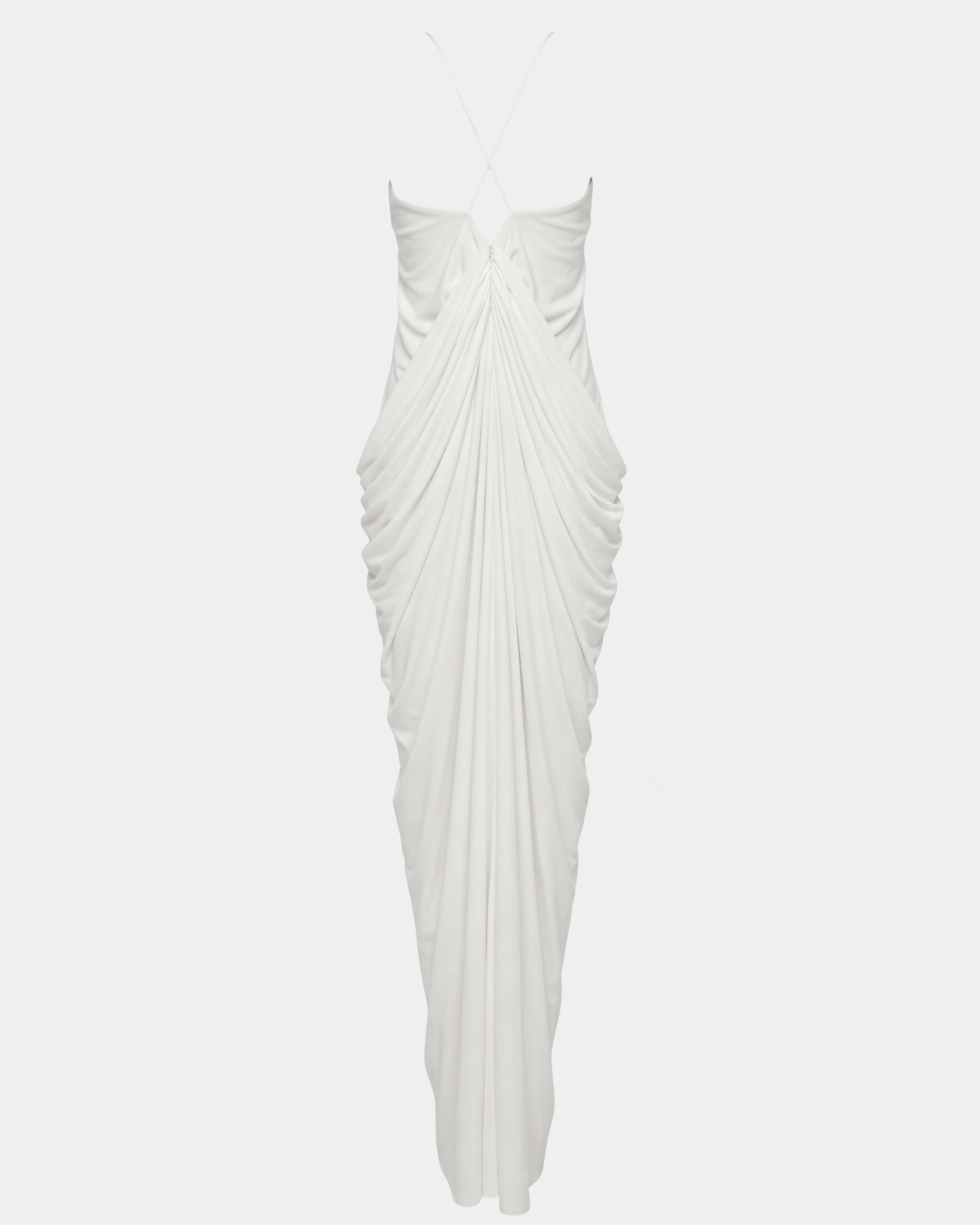 The Draped Halter Gown