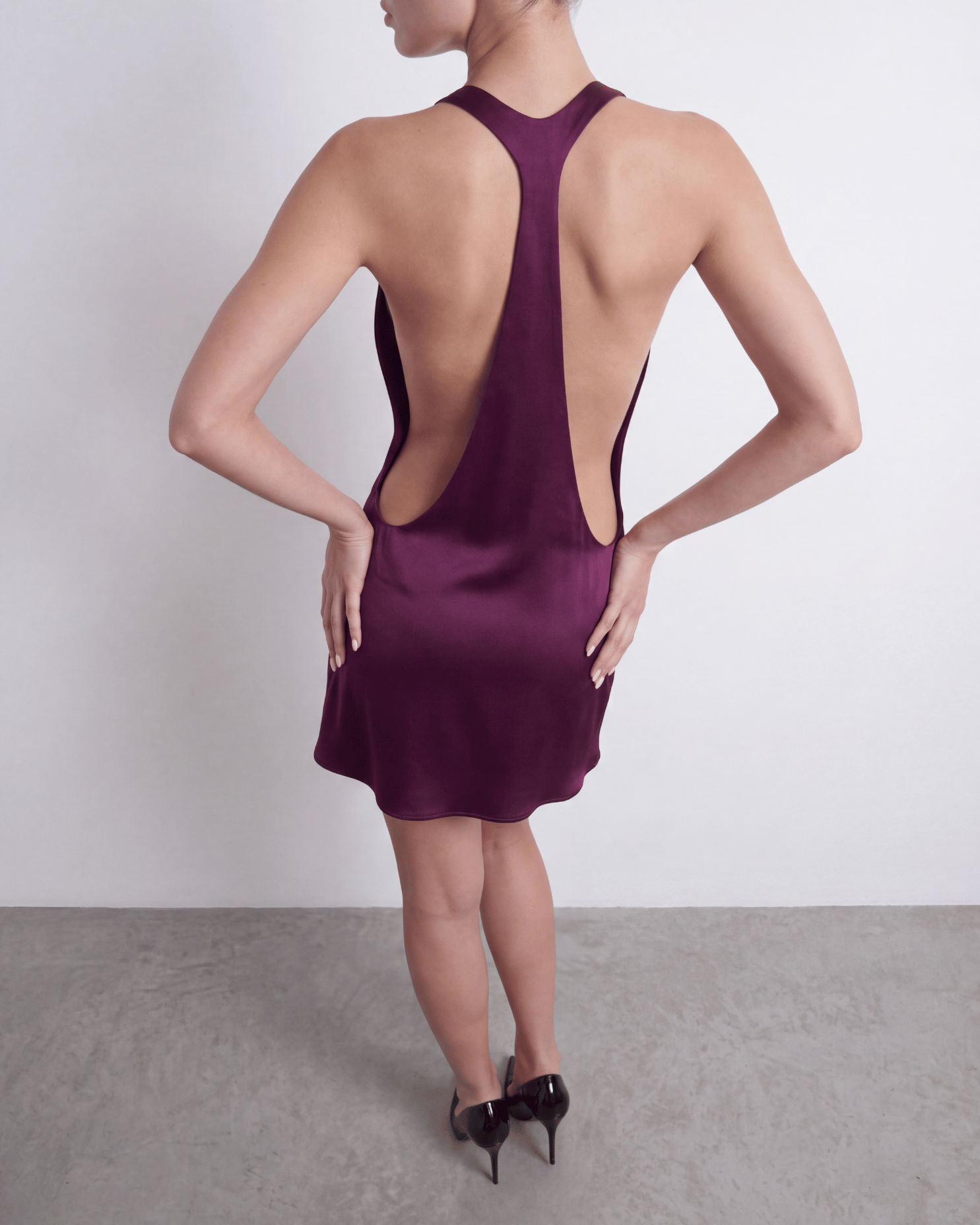 The Deep Plunge Mini Dress