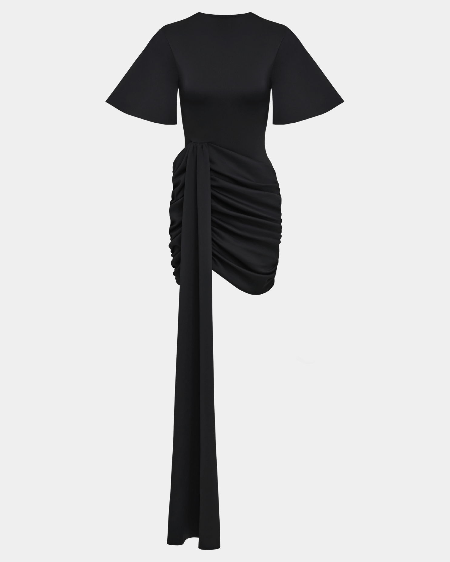 The Draped T-Shirt Mini Dress