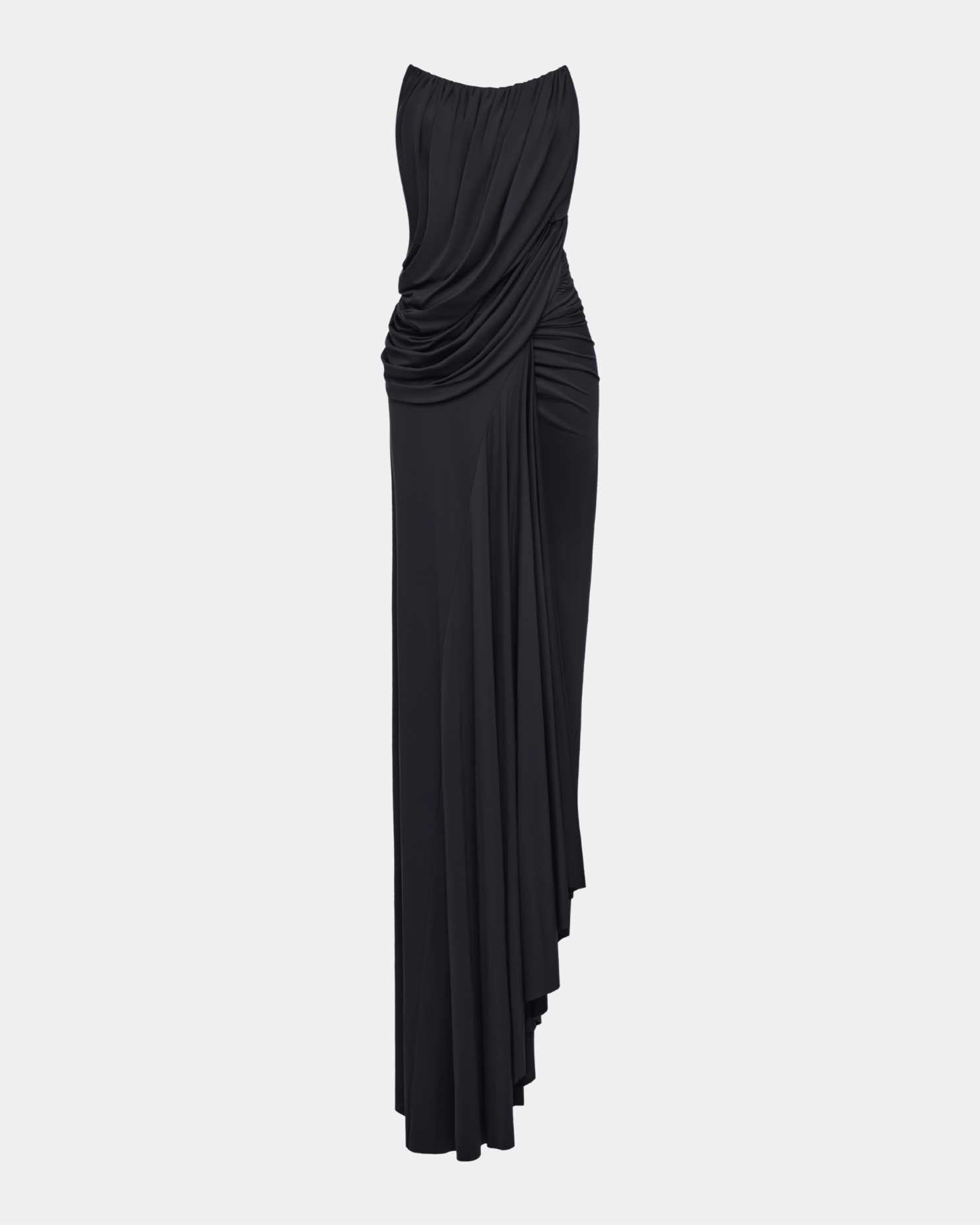 The Gathered Drape Gown