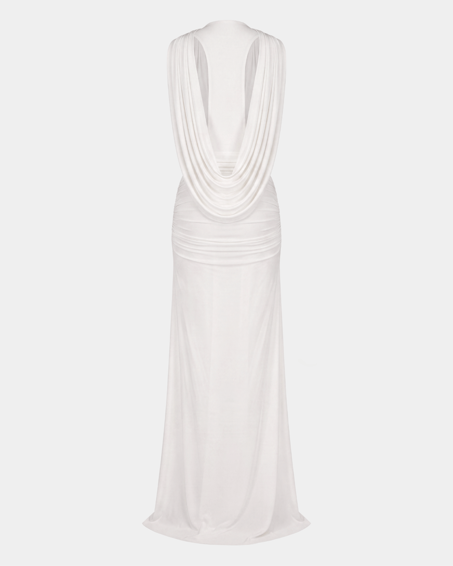 The Plunge Drape Gown