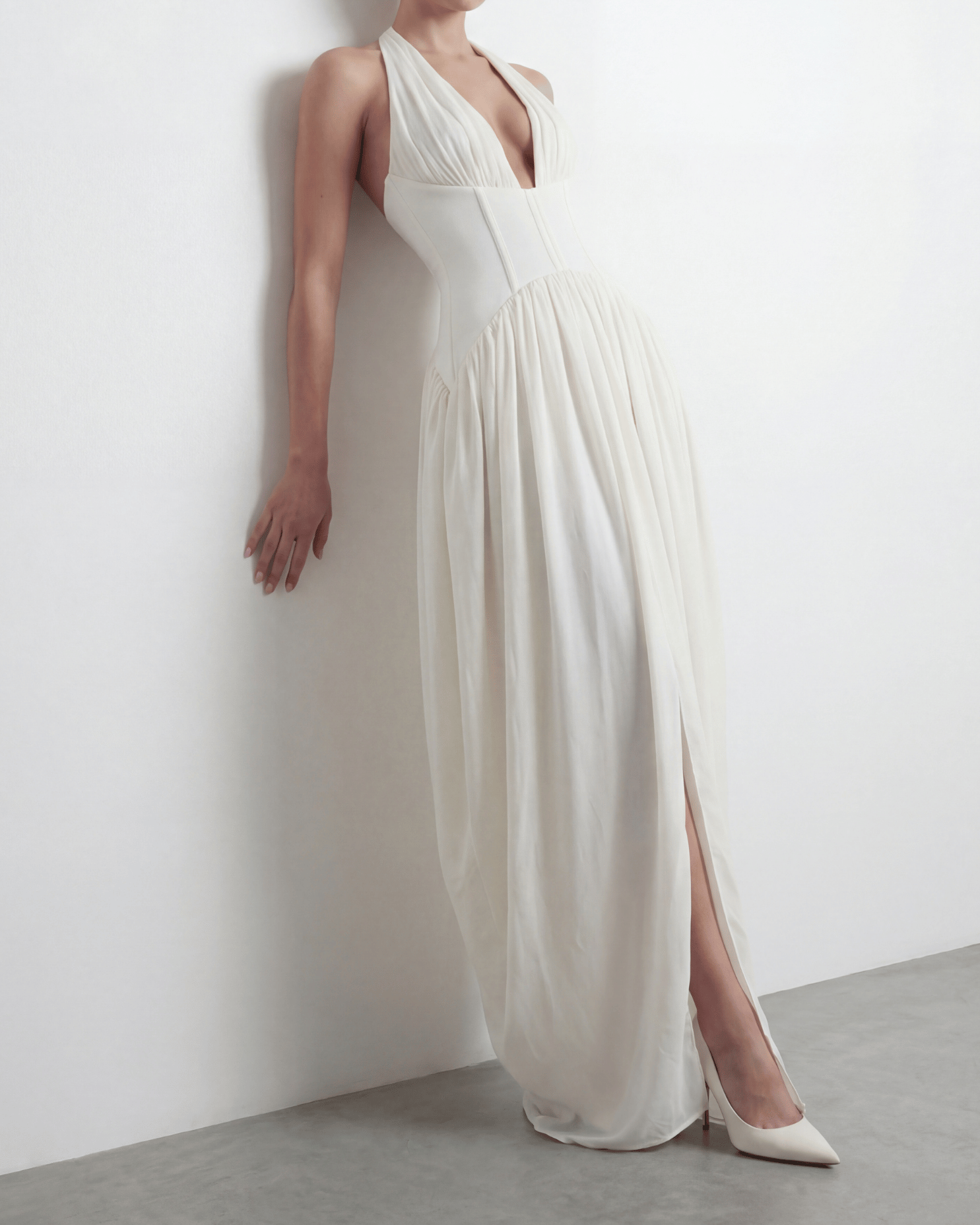 The Halter Corset Gown