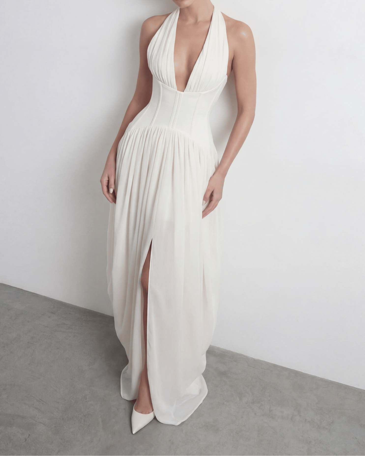 The Halter Corset Gown
