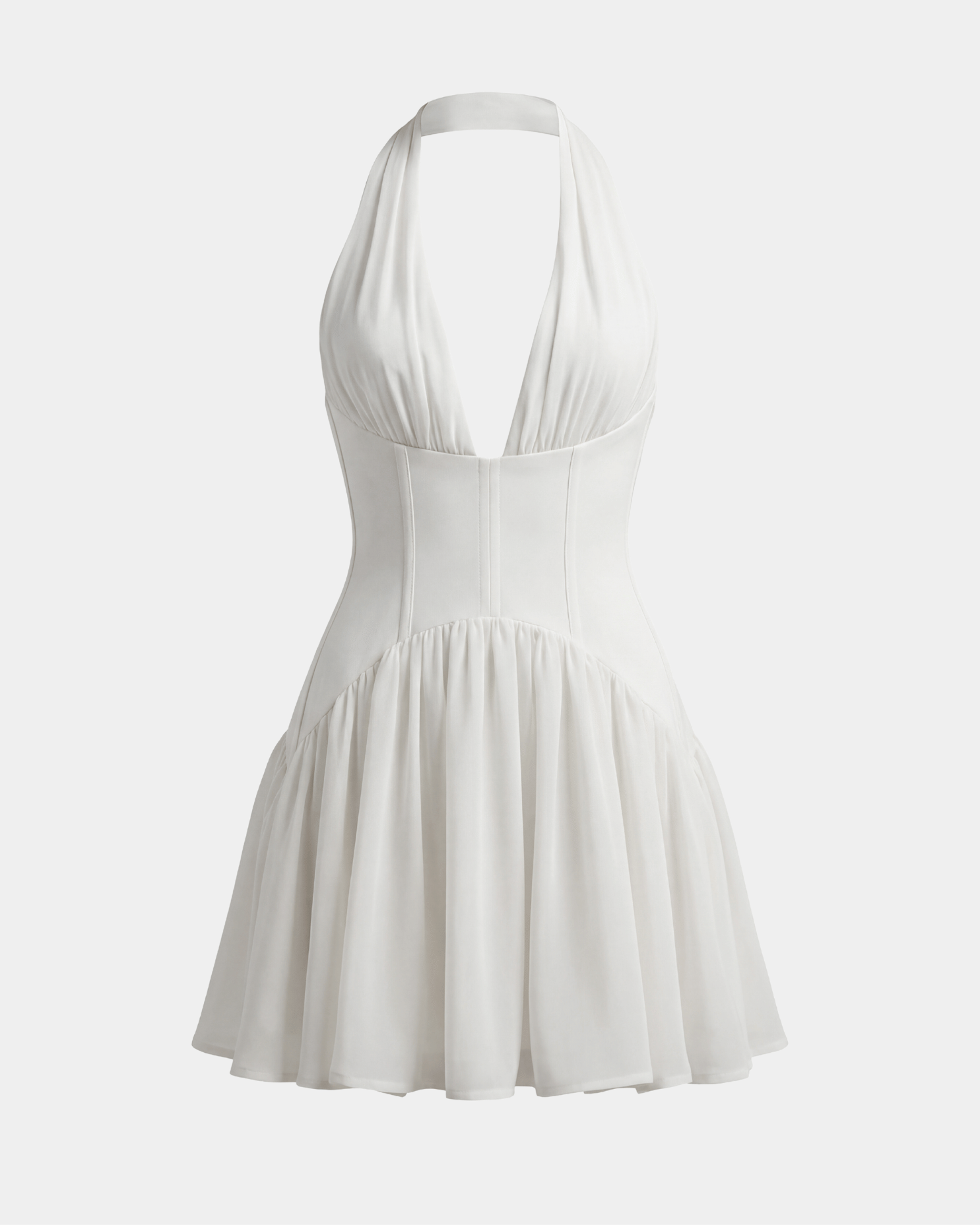 The Halter Corset Mini Dress