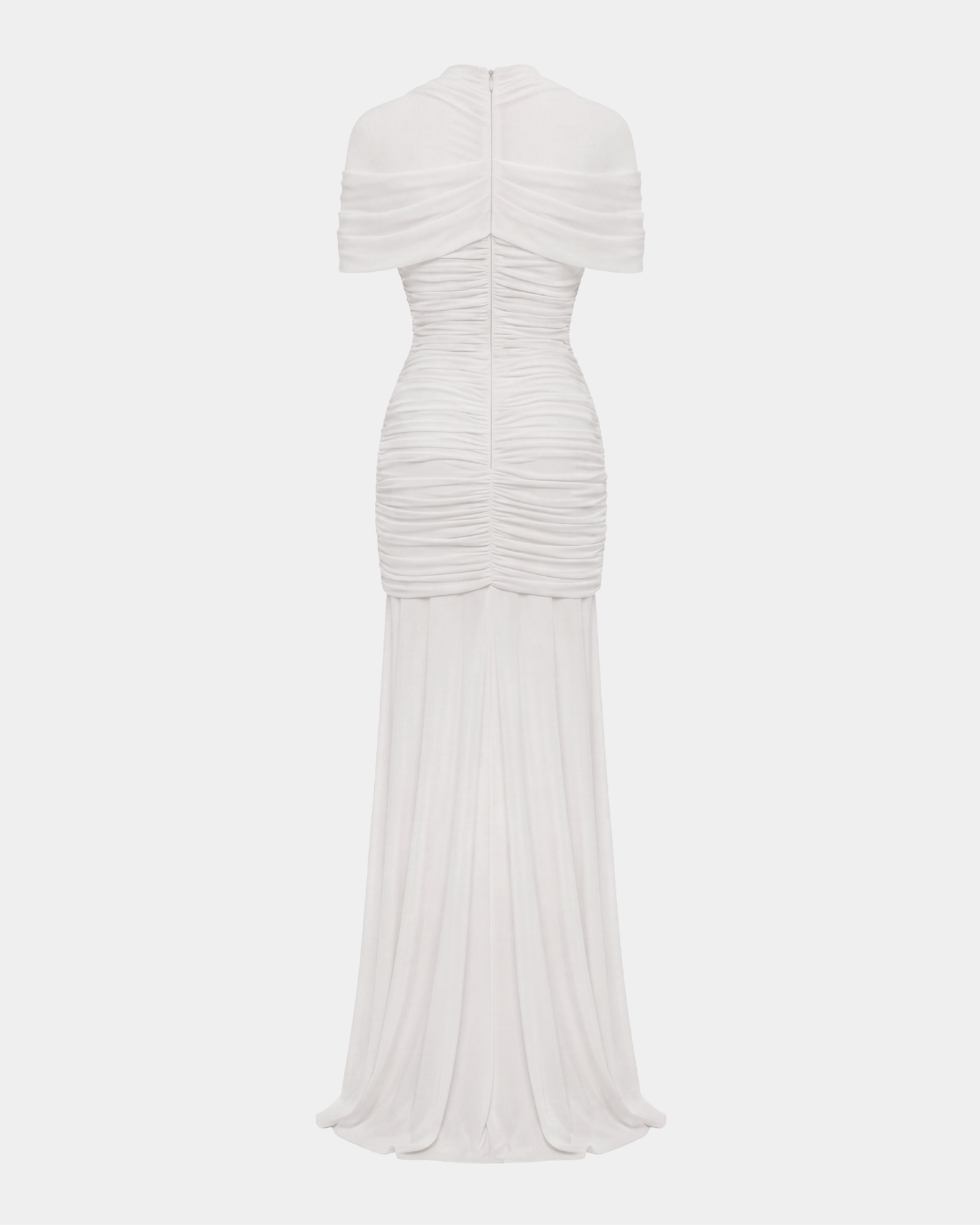 The Draped Shoulder Gown