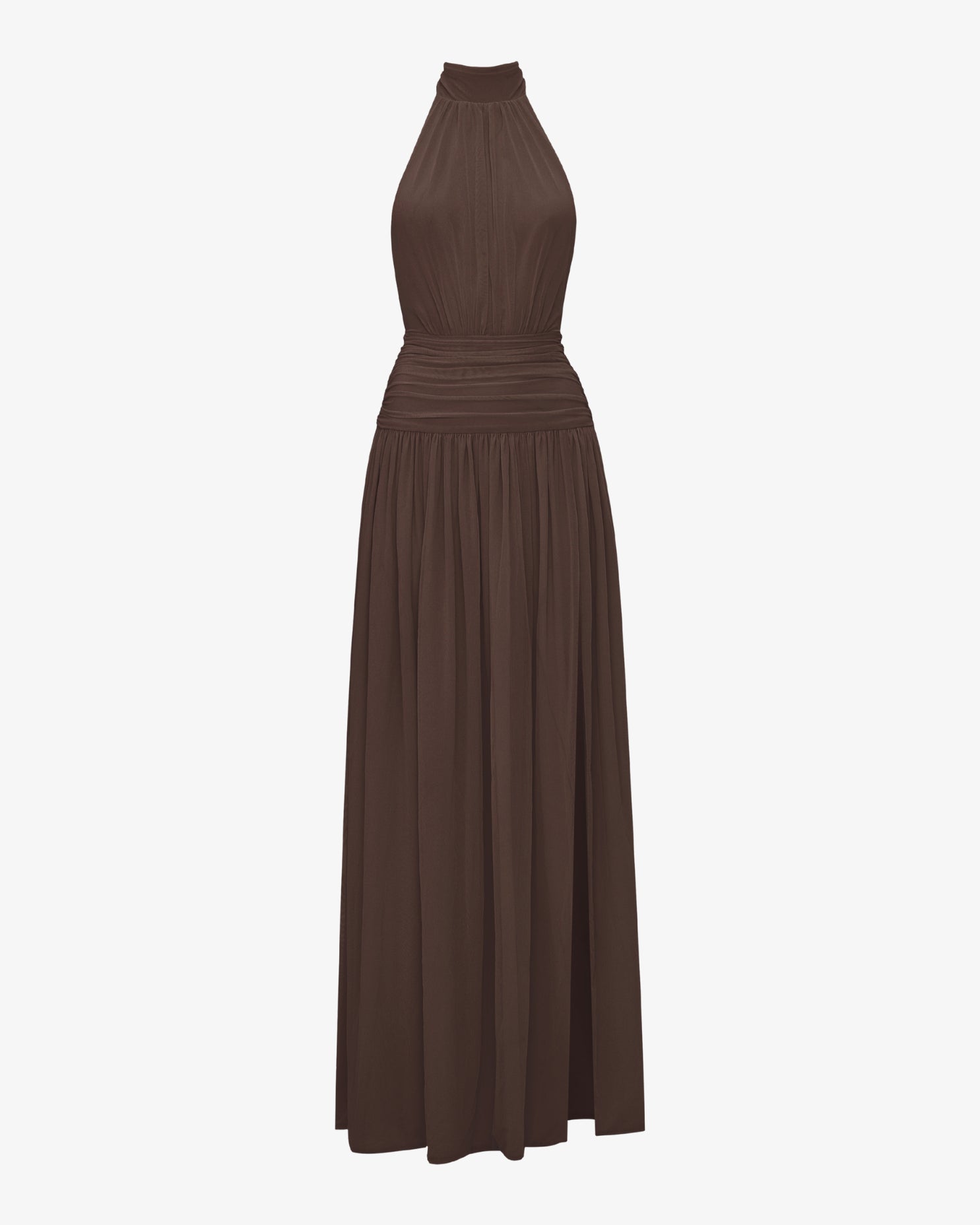 The Halter Slit Gown