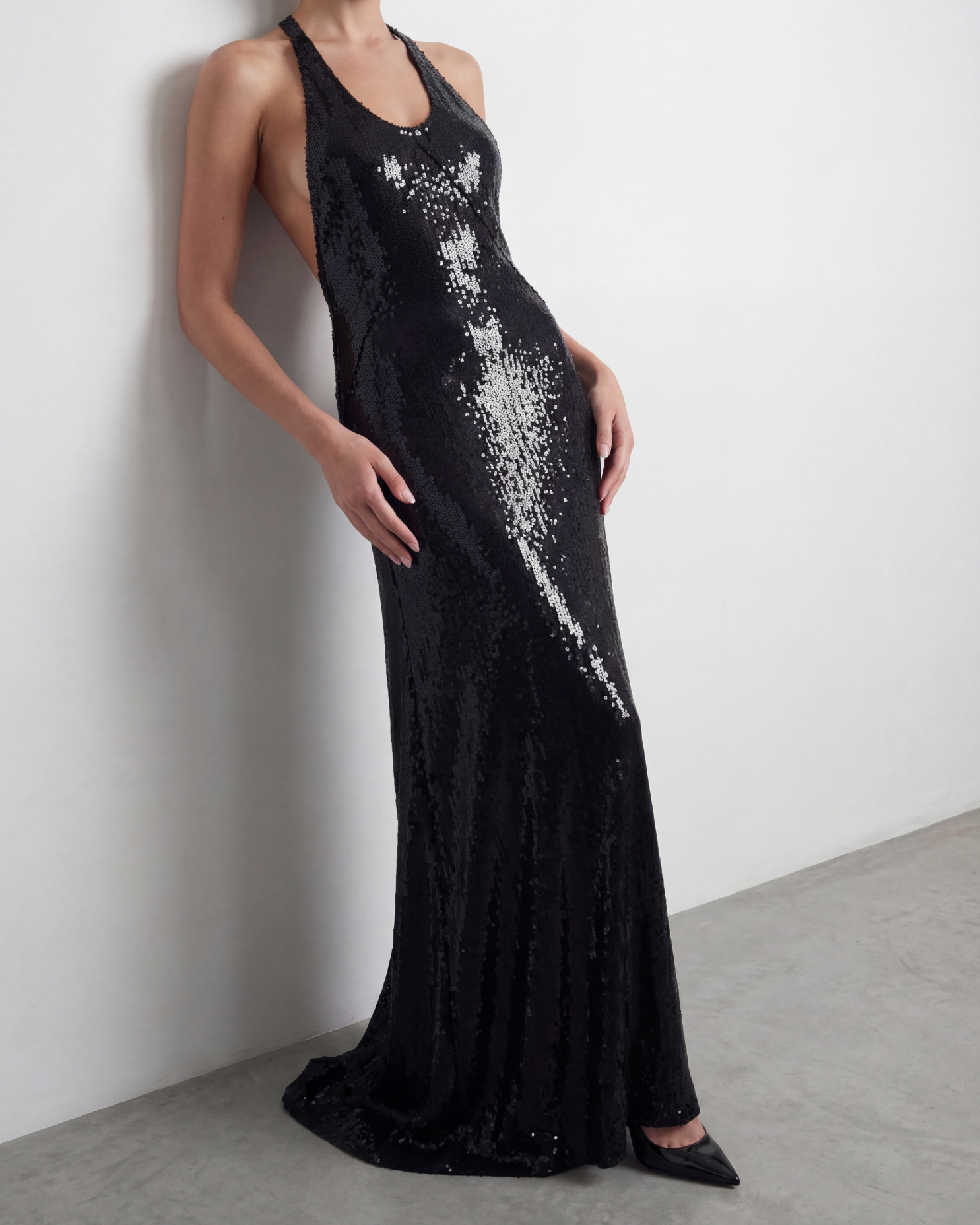 The Deep Plunge Gown