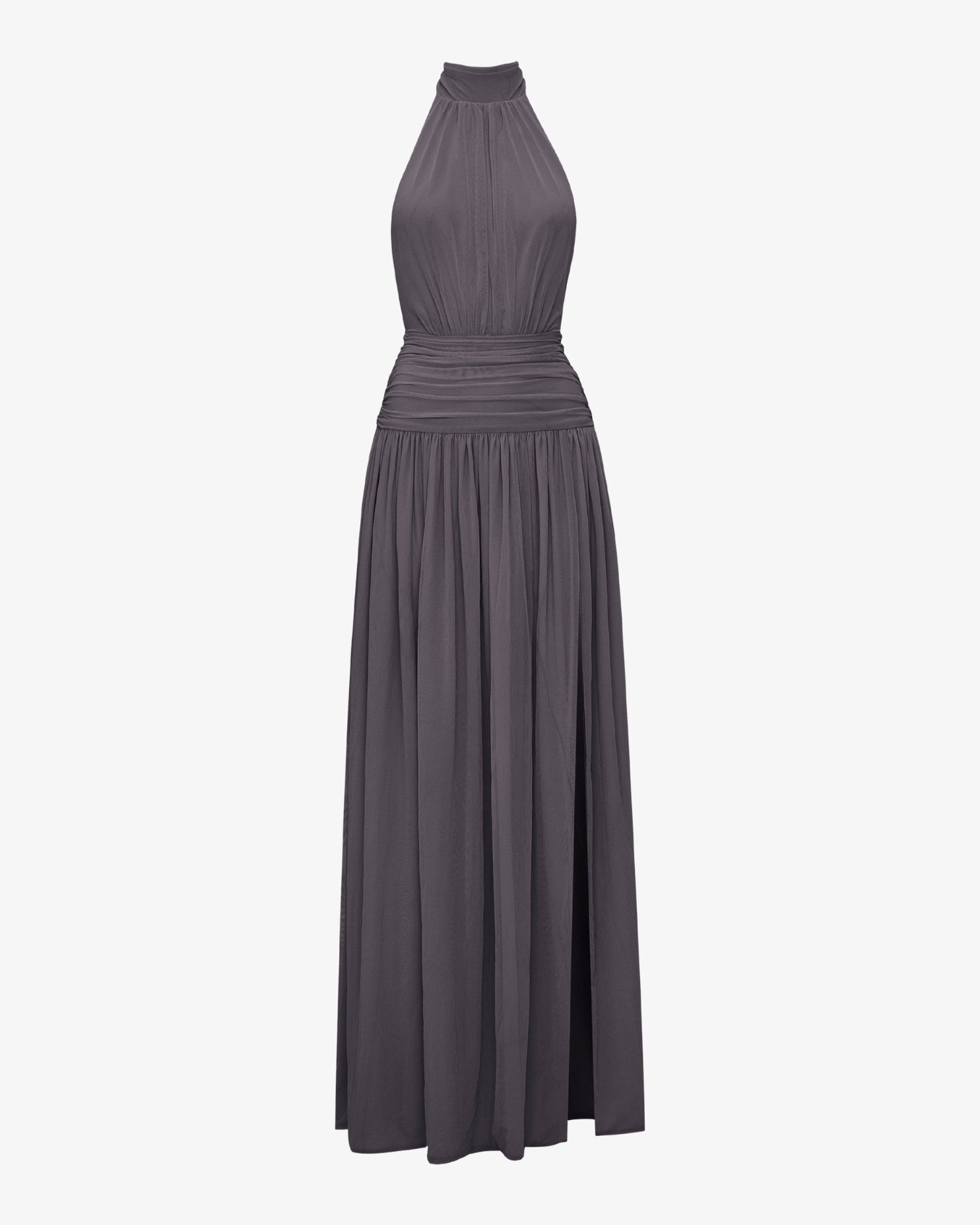 The Halter Slit Gown
