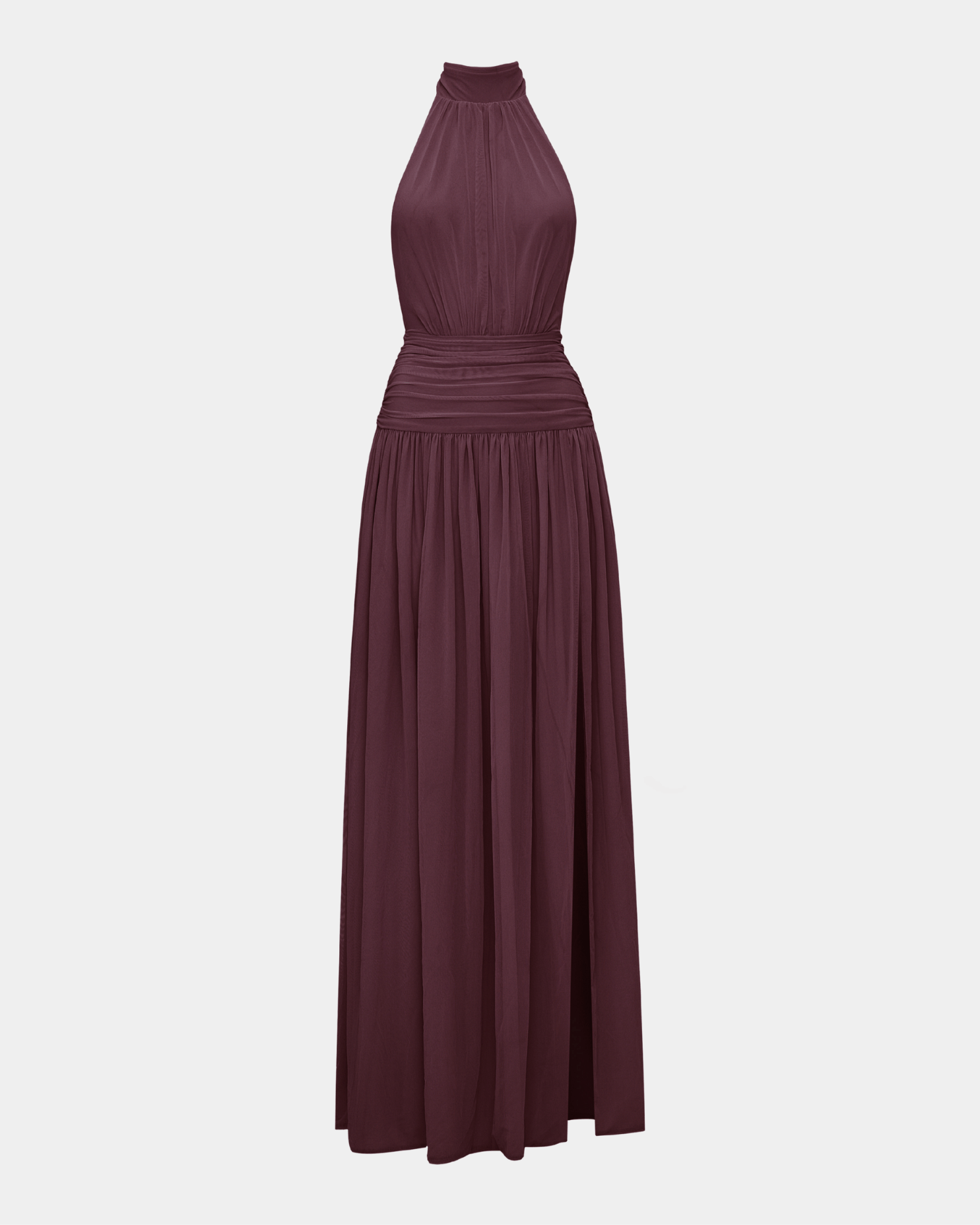 The Halter Slit Gown