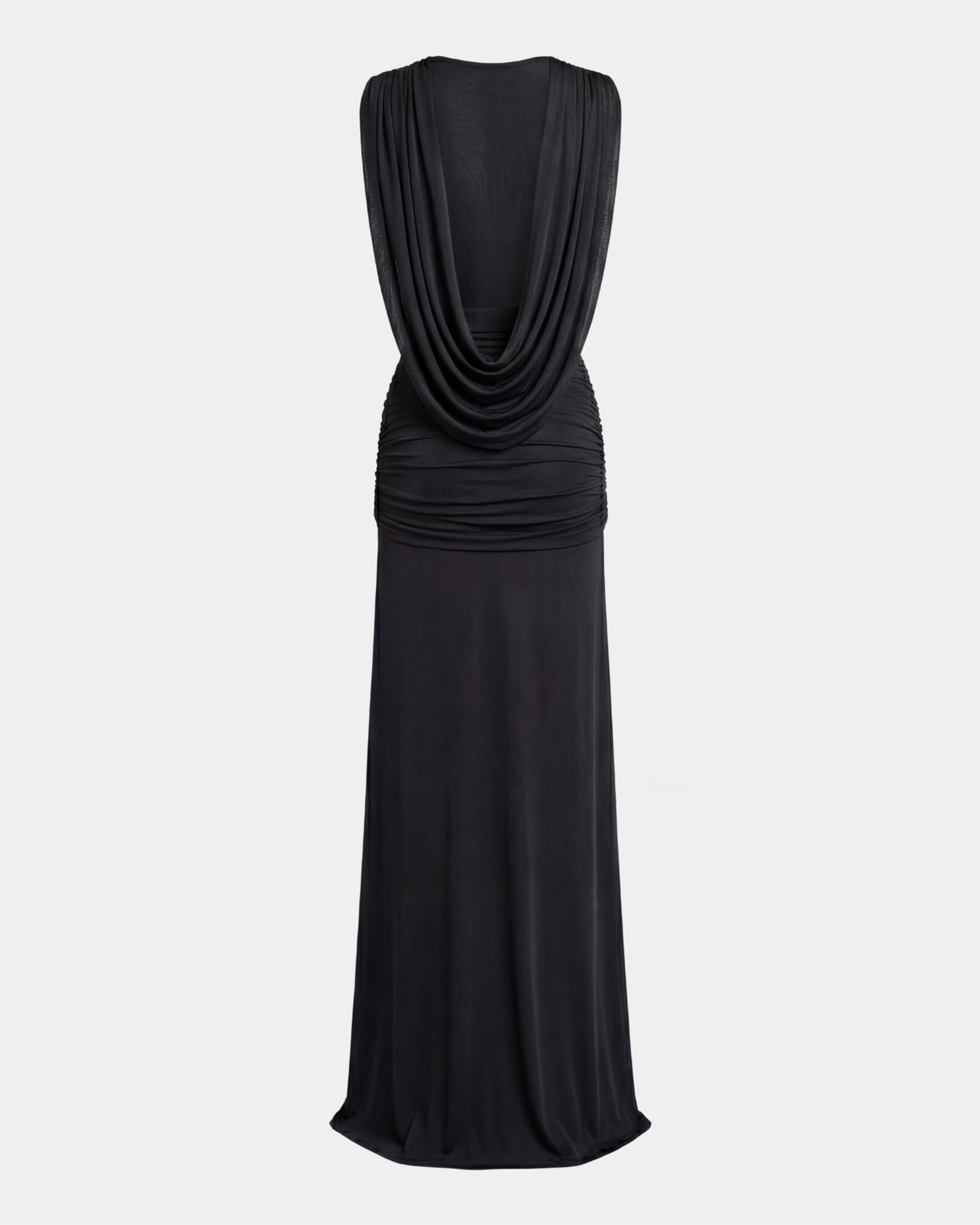 The Plunge Drape Gown