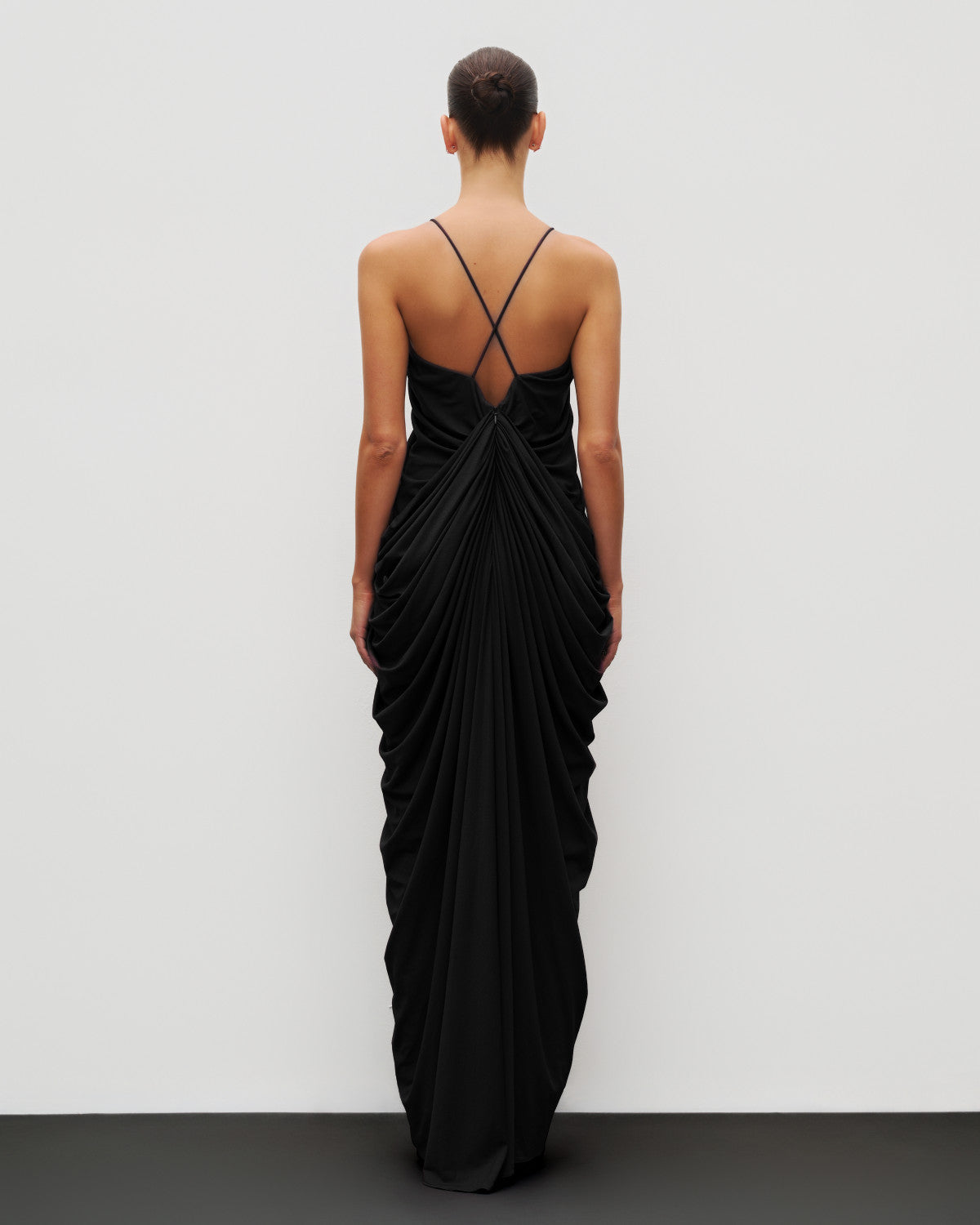 The Draped Halter Gown