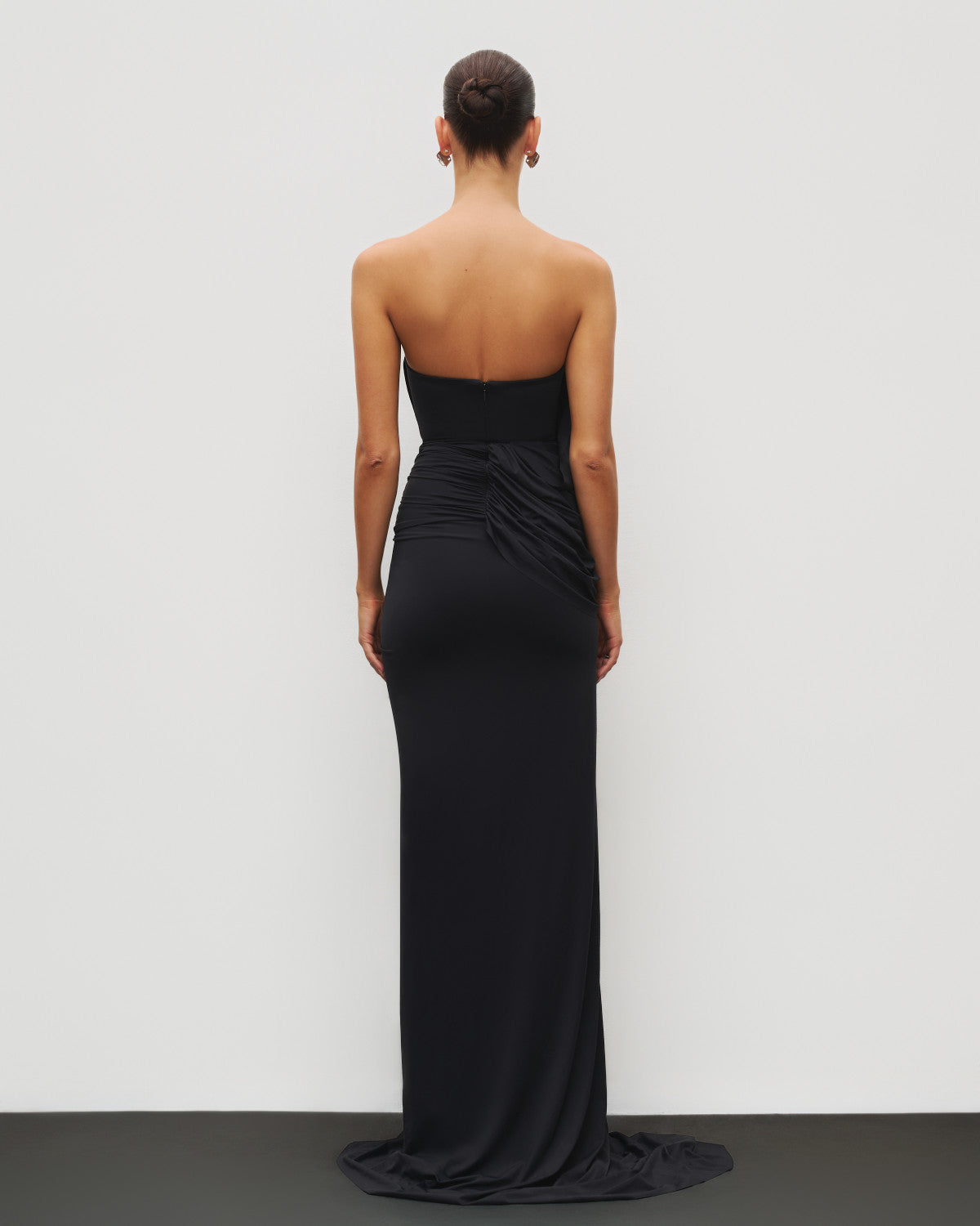 The Gathered Drape Gown