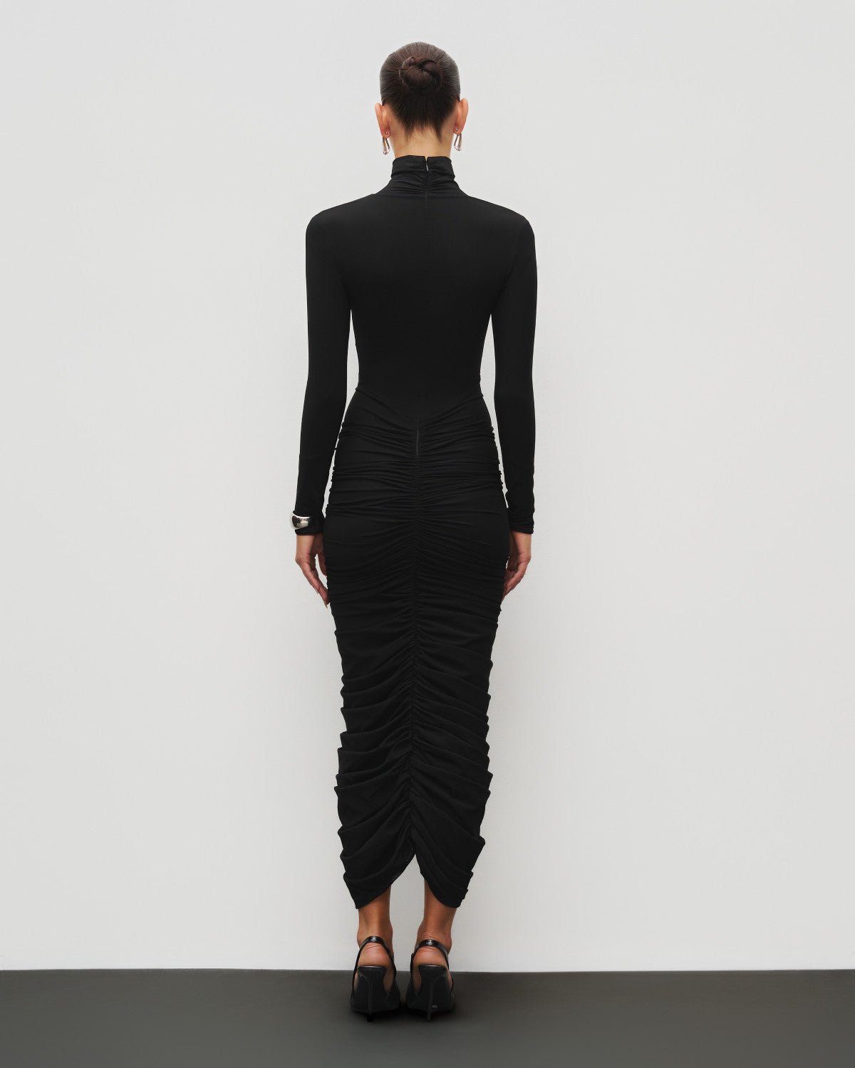 The Ruched Maxi Dress