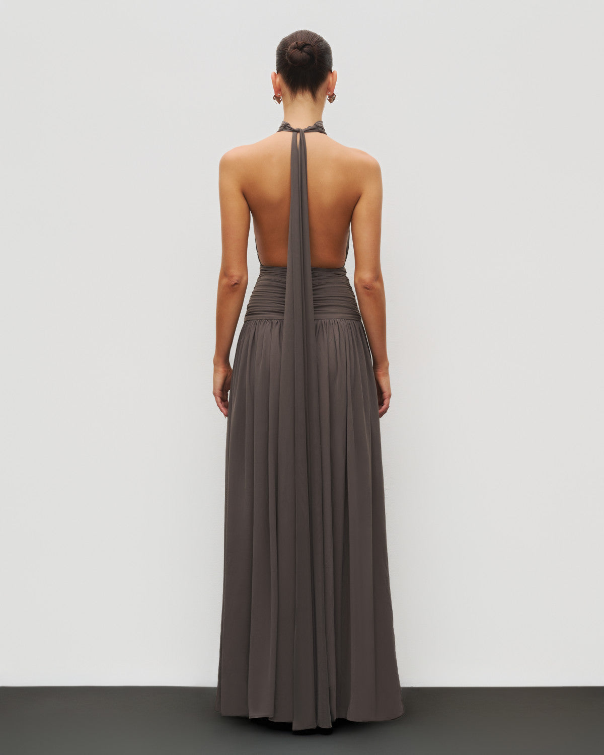 The Halter Slit Gown