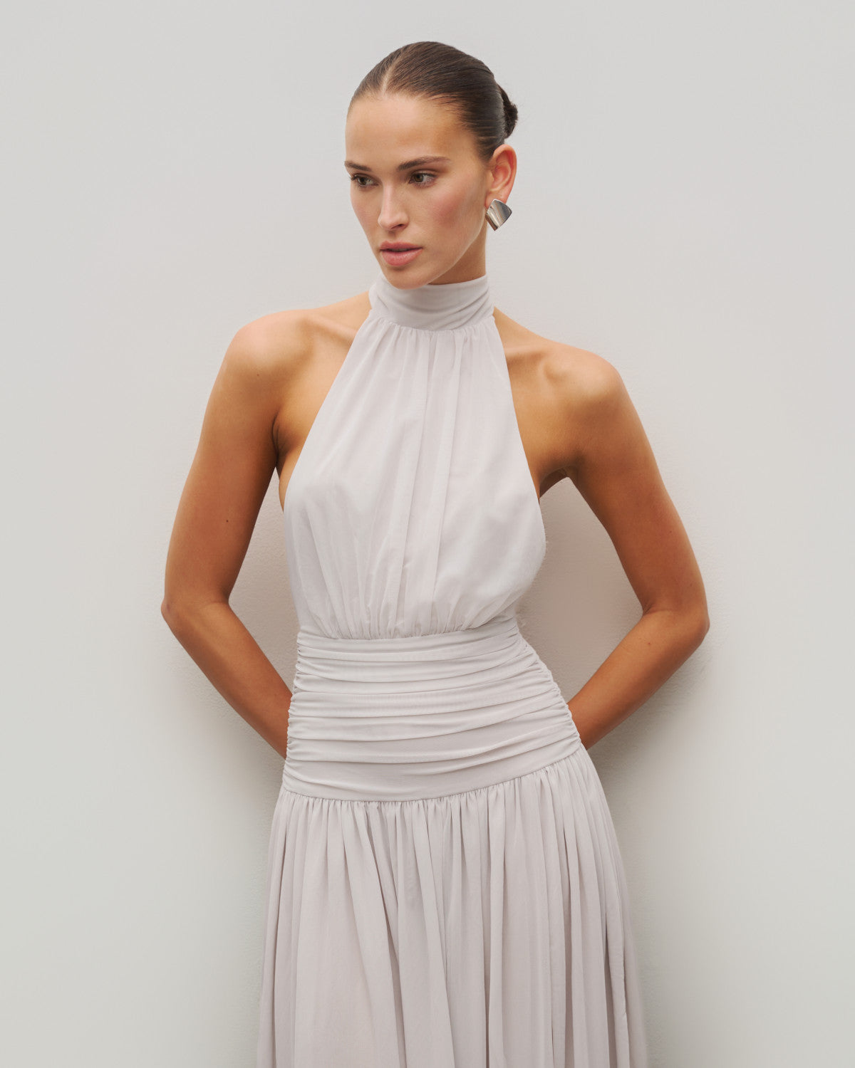 The Halter Slit Gown