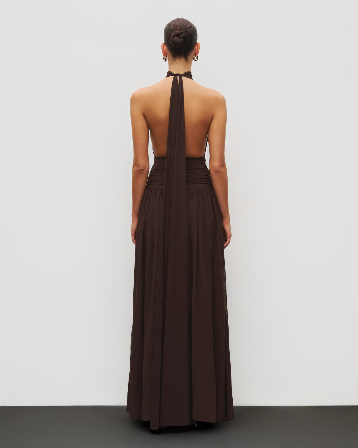 The Halter Slit Gown