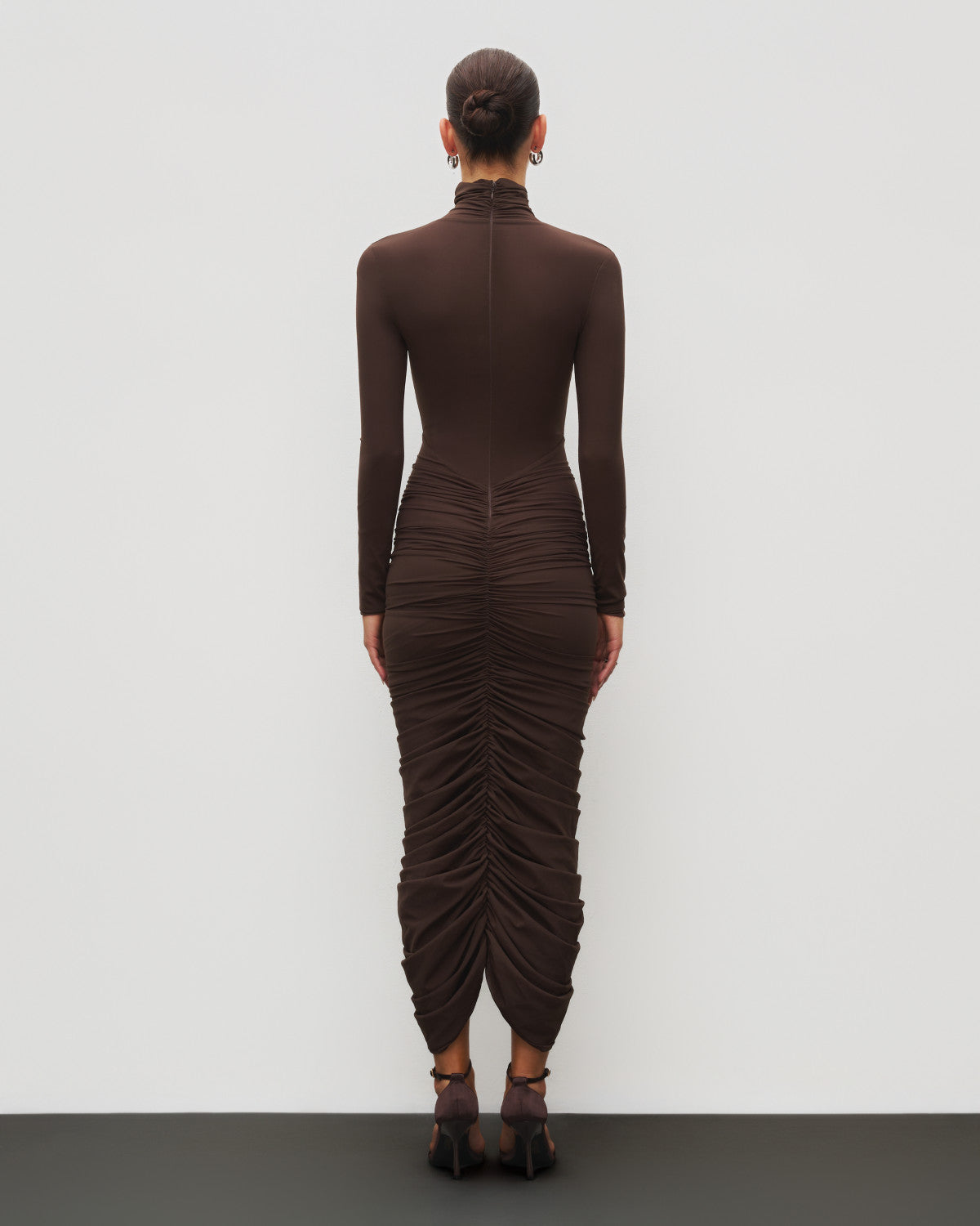 The Ruched Maxi Dress