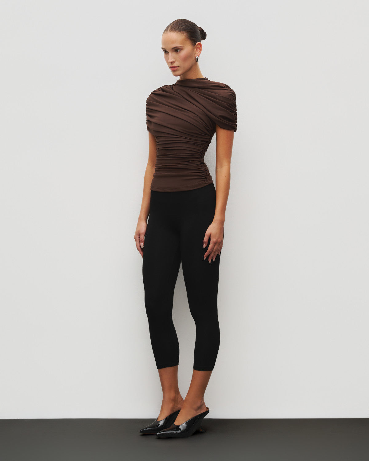 The Draped Shoulder Top