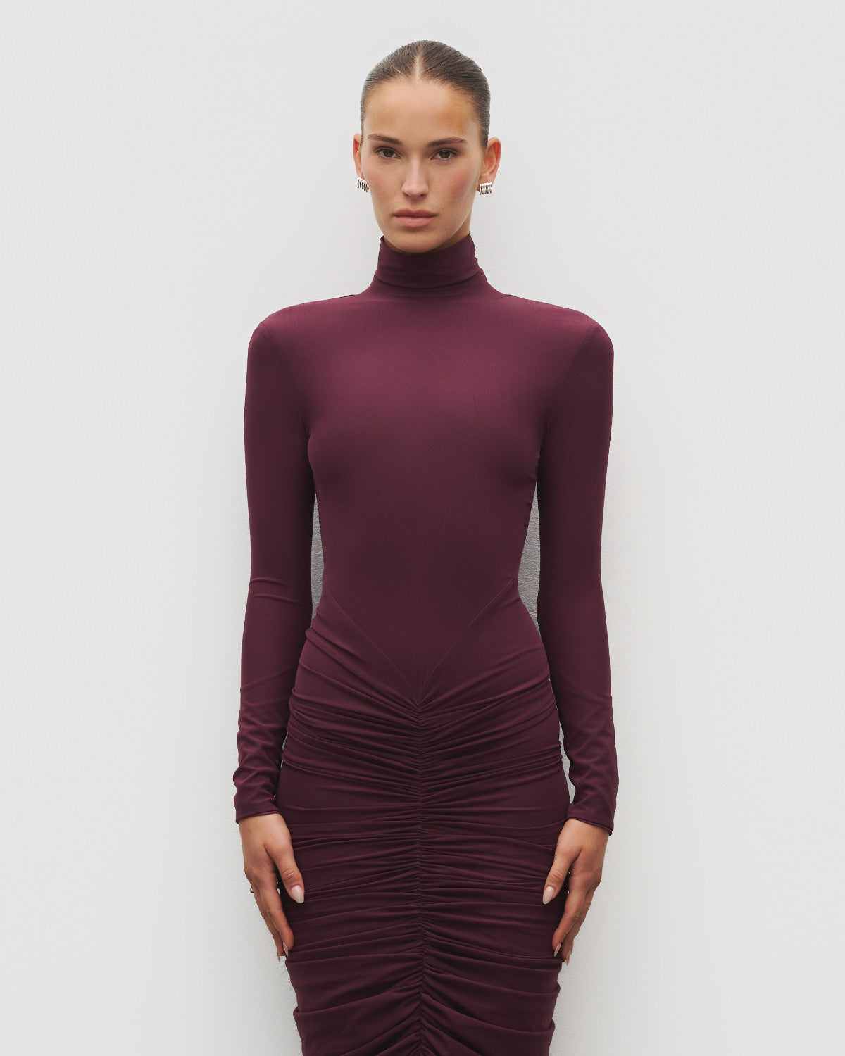 The Ruched Maxi Dress