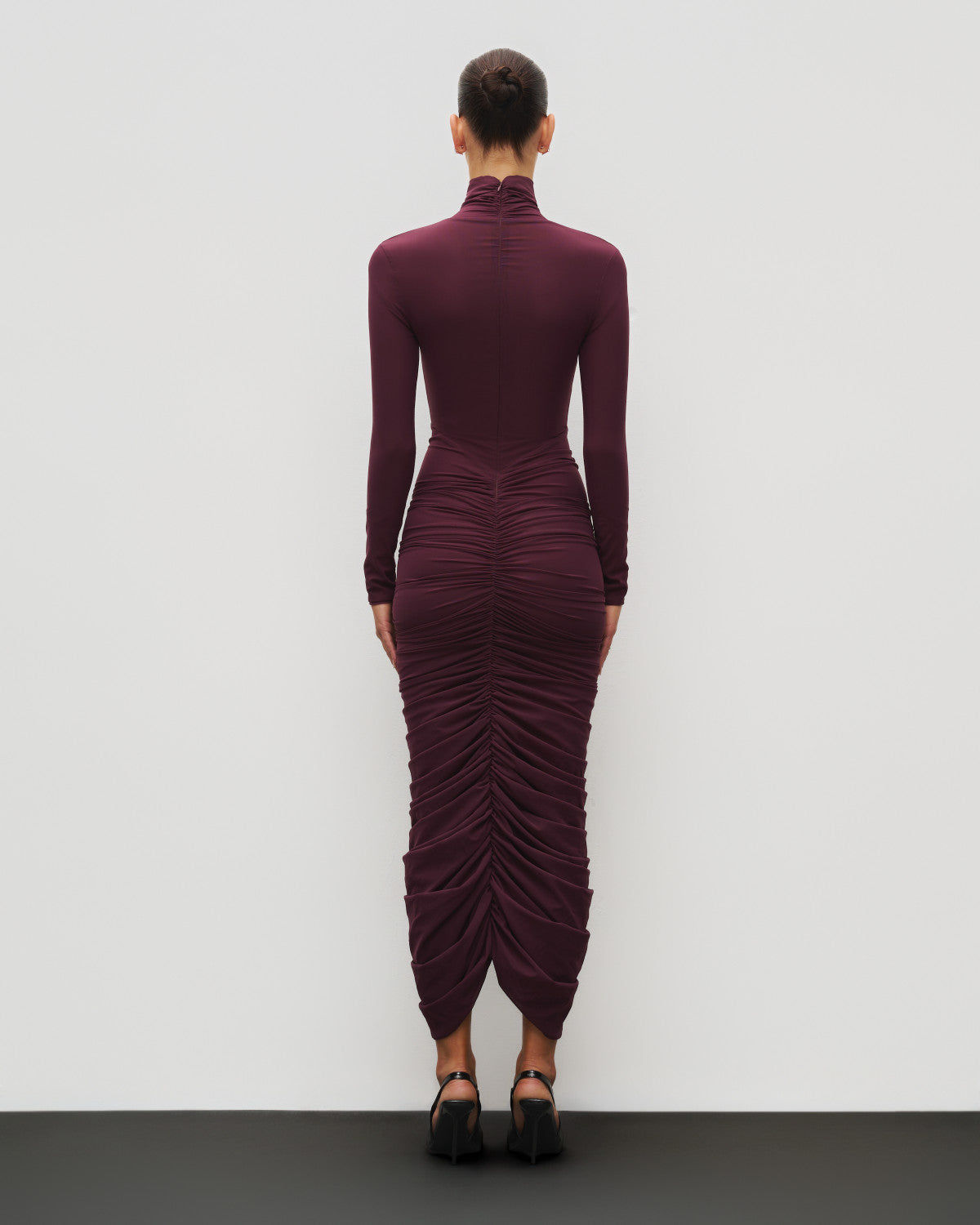 The Ruched Maxi Dress