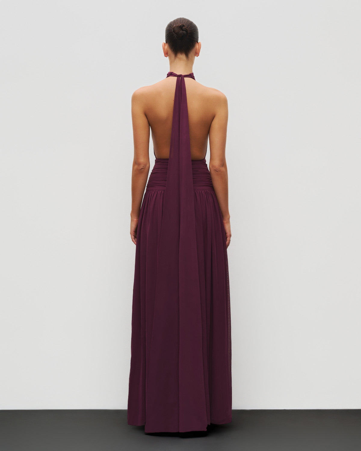 The Halter Slit Gown