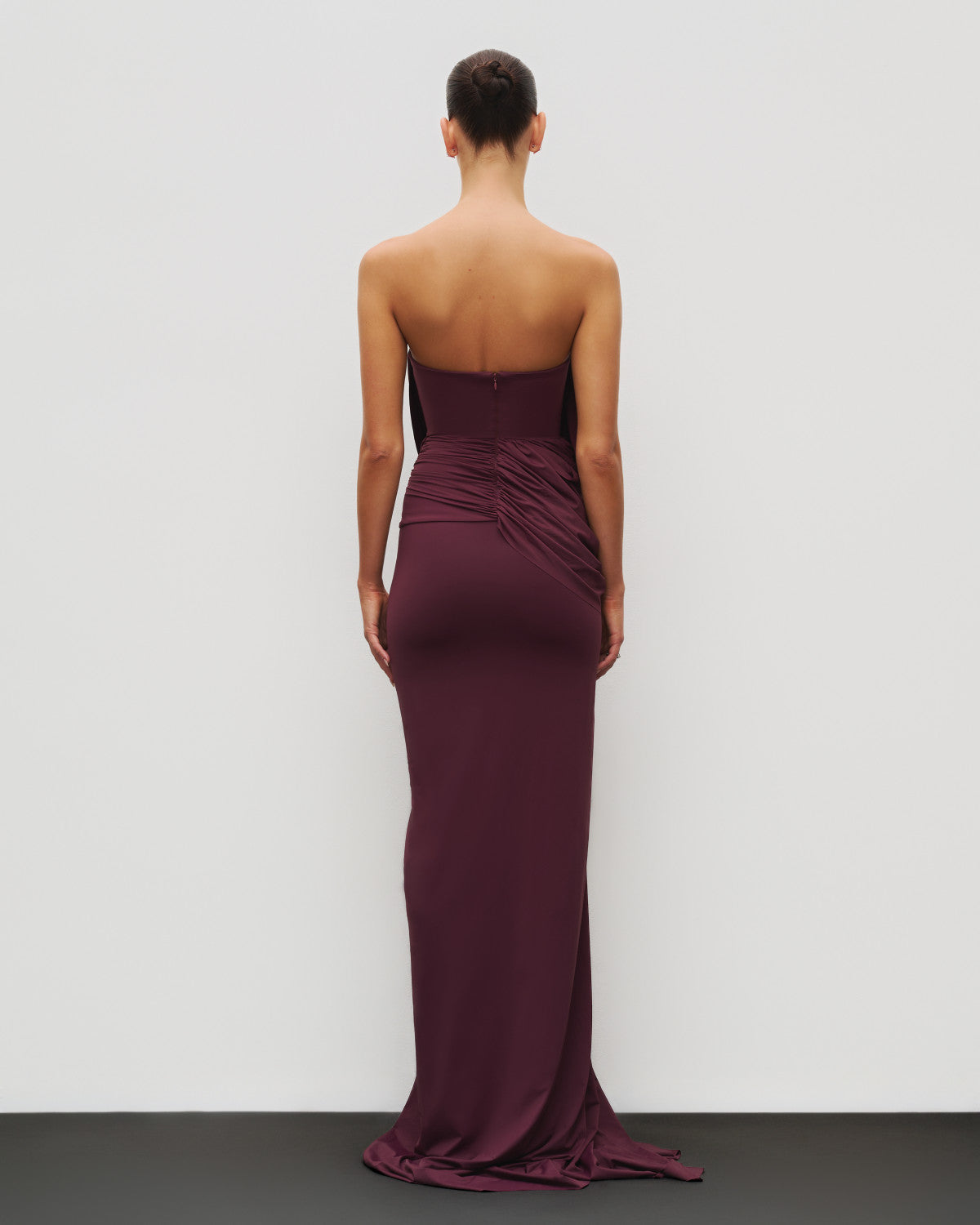 The Gathered Drape Gown
