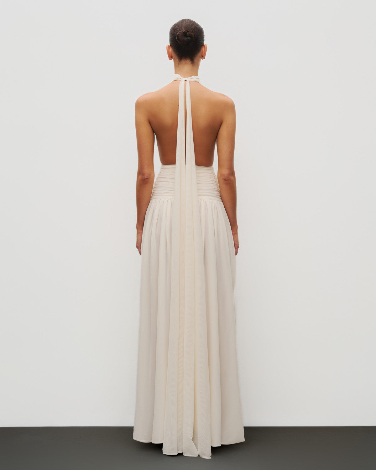 The Halter Slit Gown