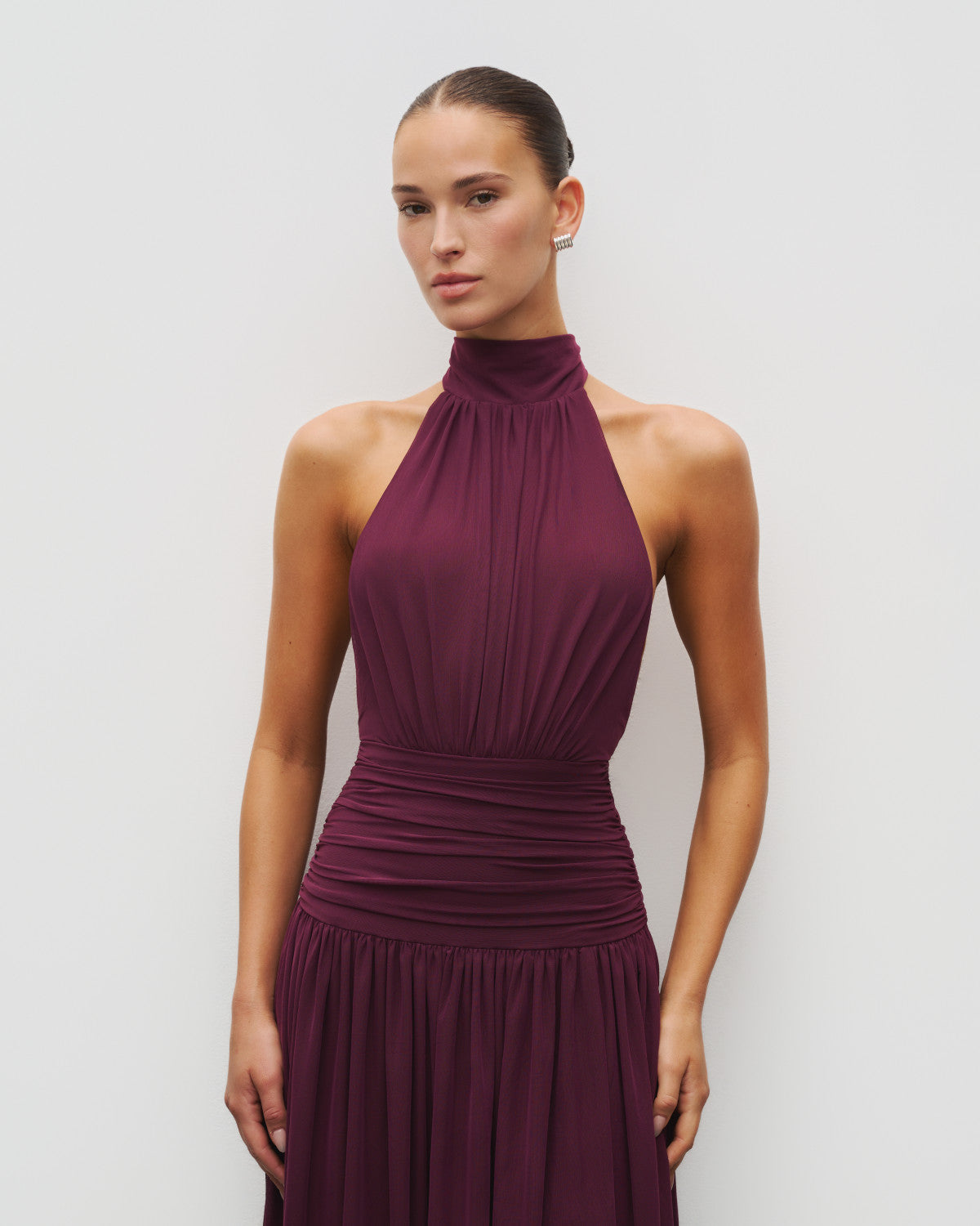 The Halter Slit Gown