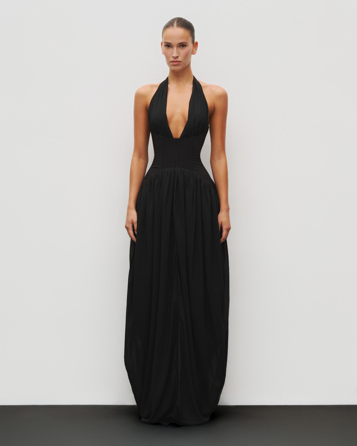 The Halter Corset Gown