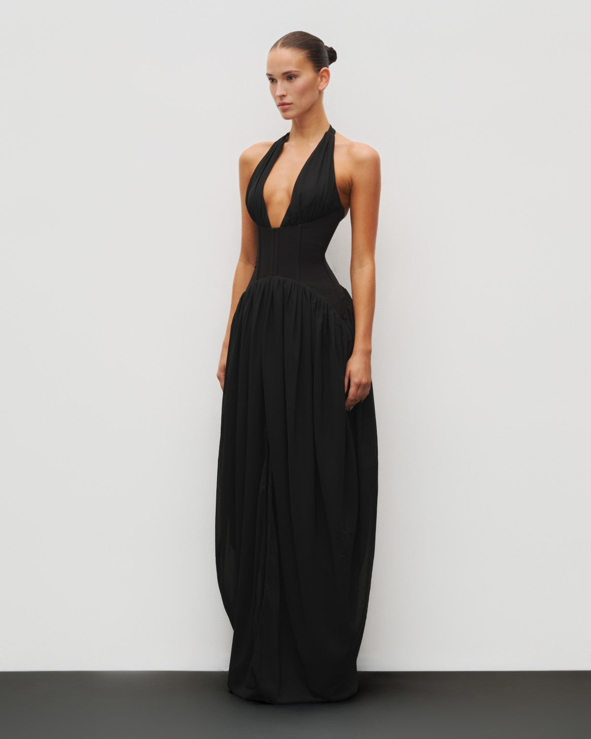 The Halter Corset Gown