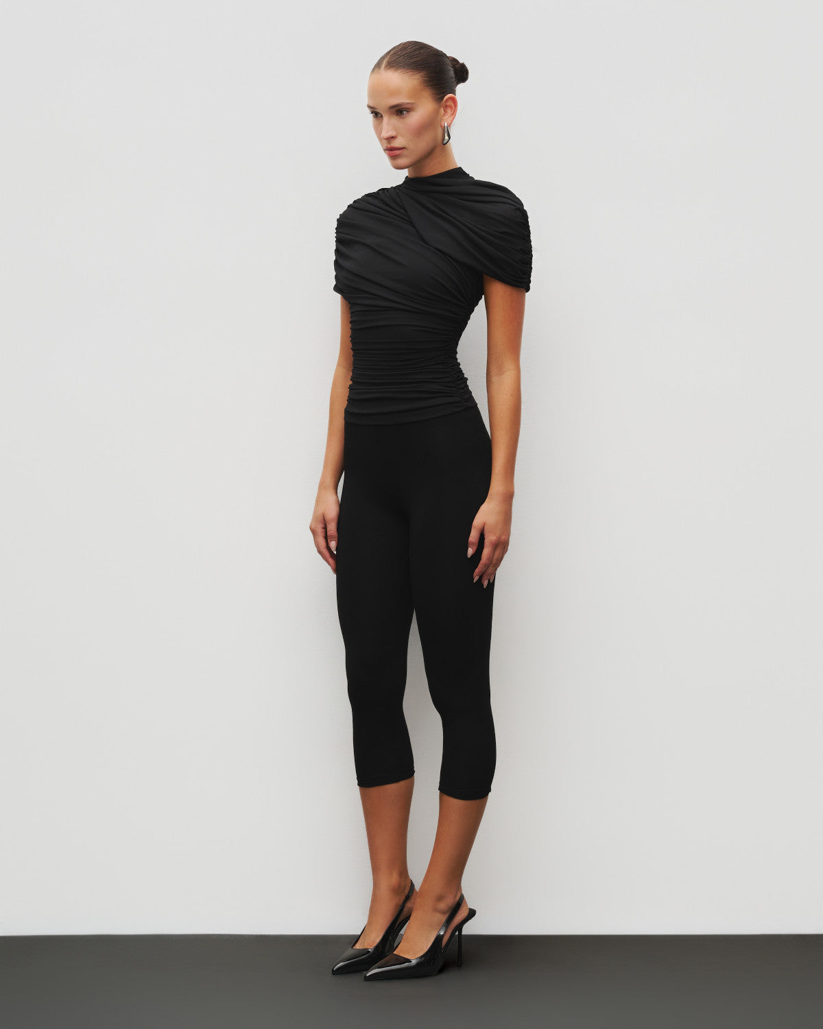 The Draped Shoulder Top