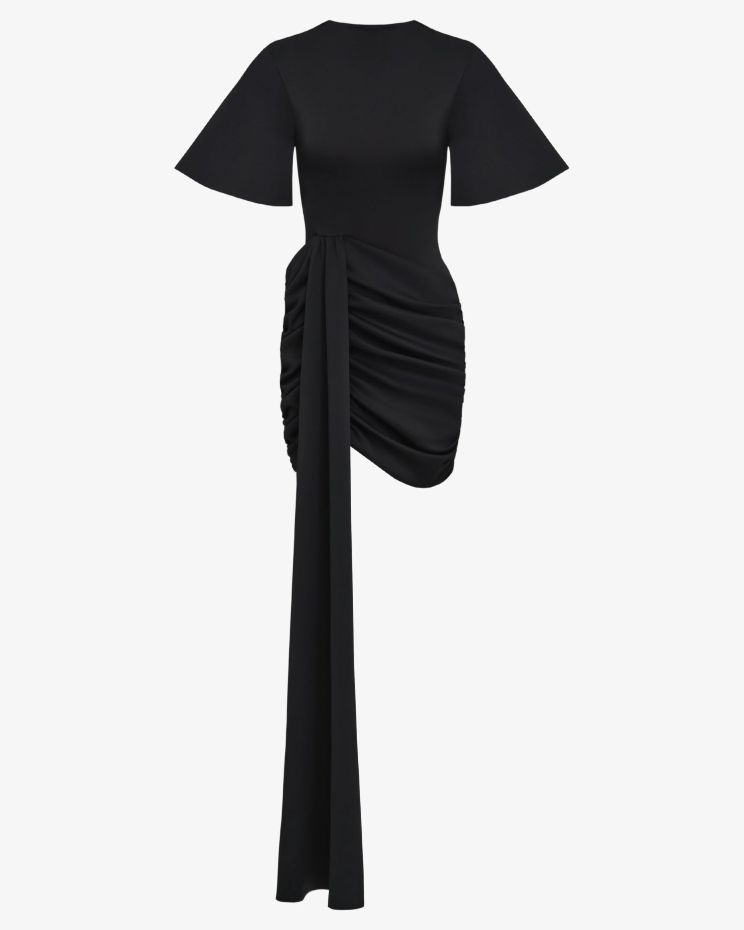 The Draped T-Shirt Mini Dress