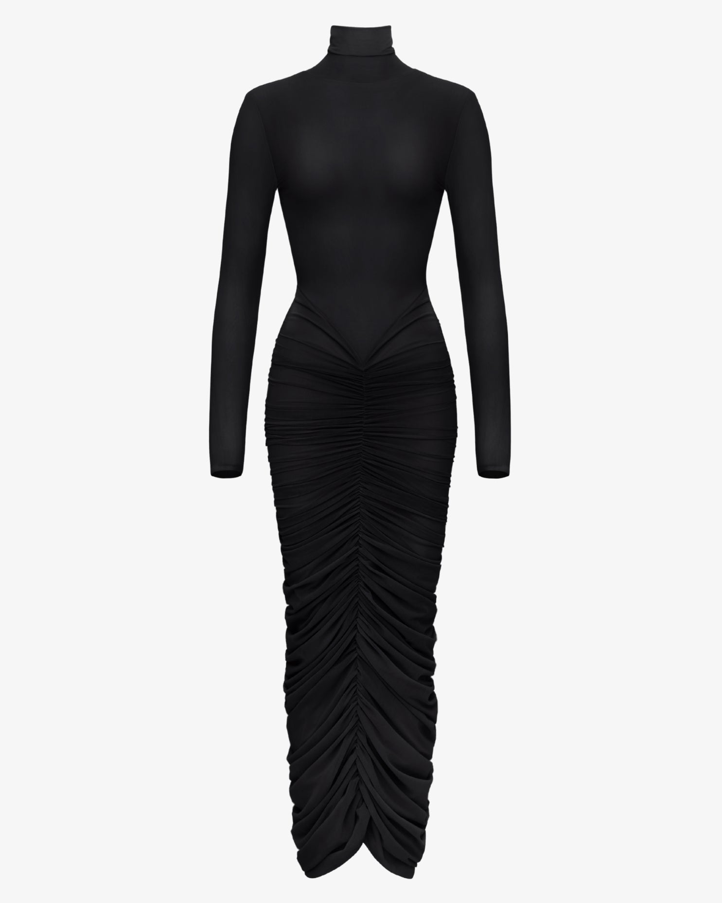 The Ruched Maxi Dress