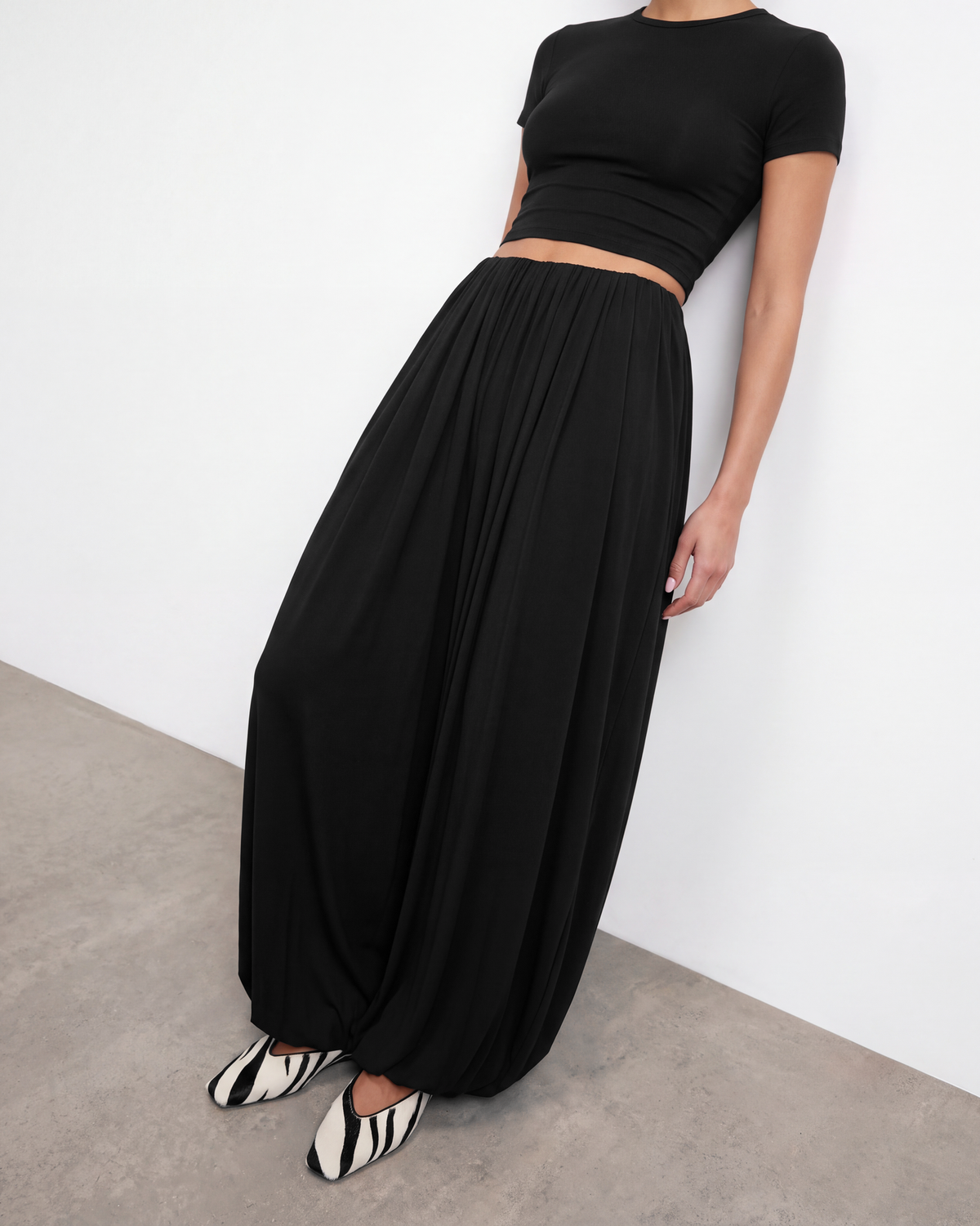 The Draped Balloon Pant