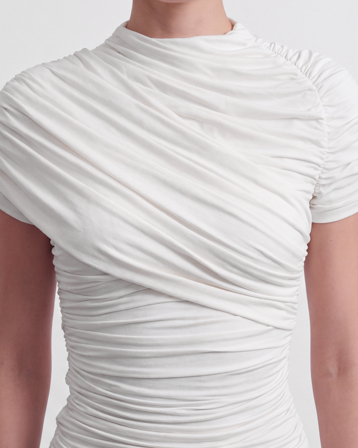 The Draped Shoulder Tee