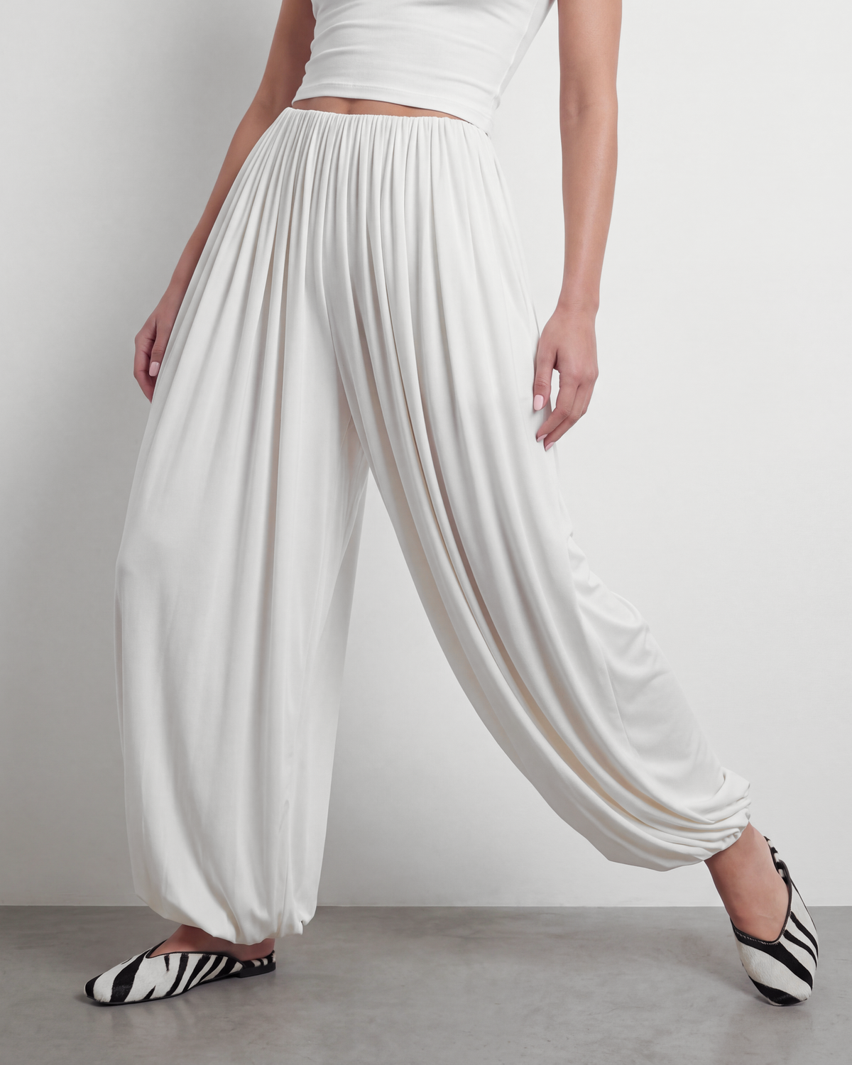 The Draped Balloon Pant