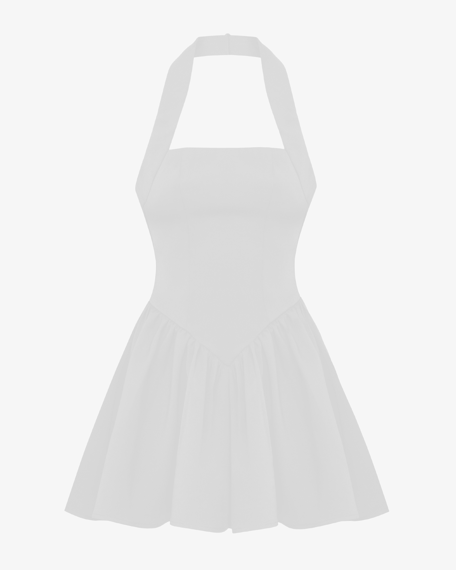 The Contour Halter Mini Dress