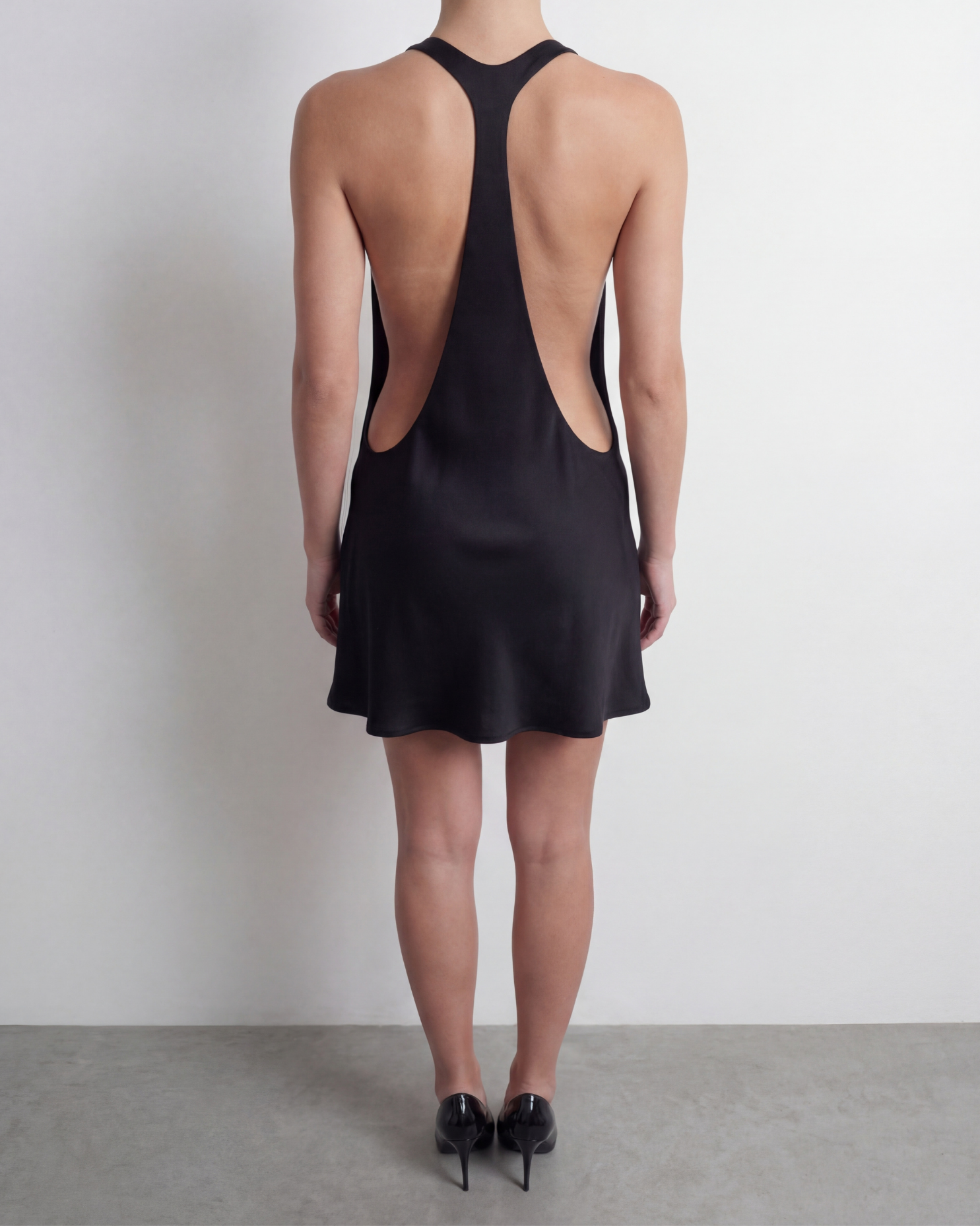 The Deep Plunge Mini Dress