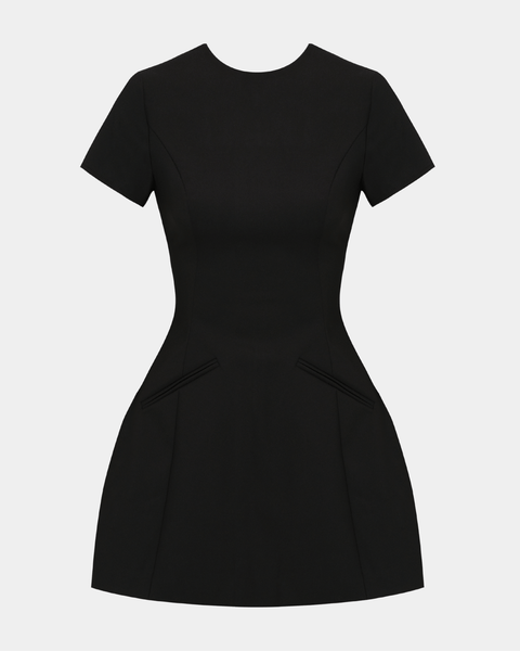 cap sleeve black dress The Cap Sleeve Mini Dress