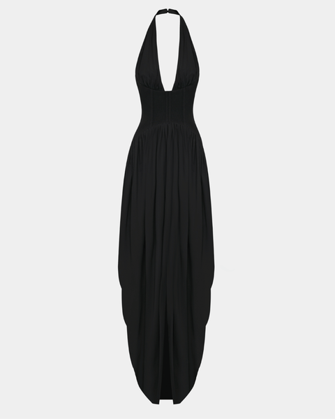 The Halter Corset Gown