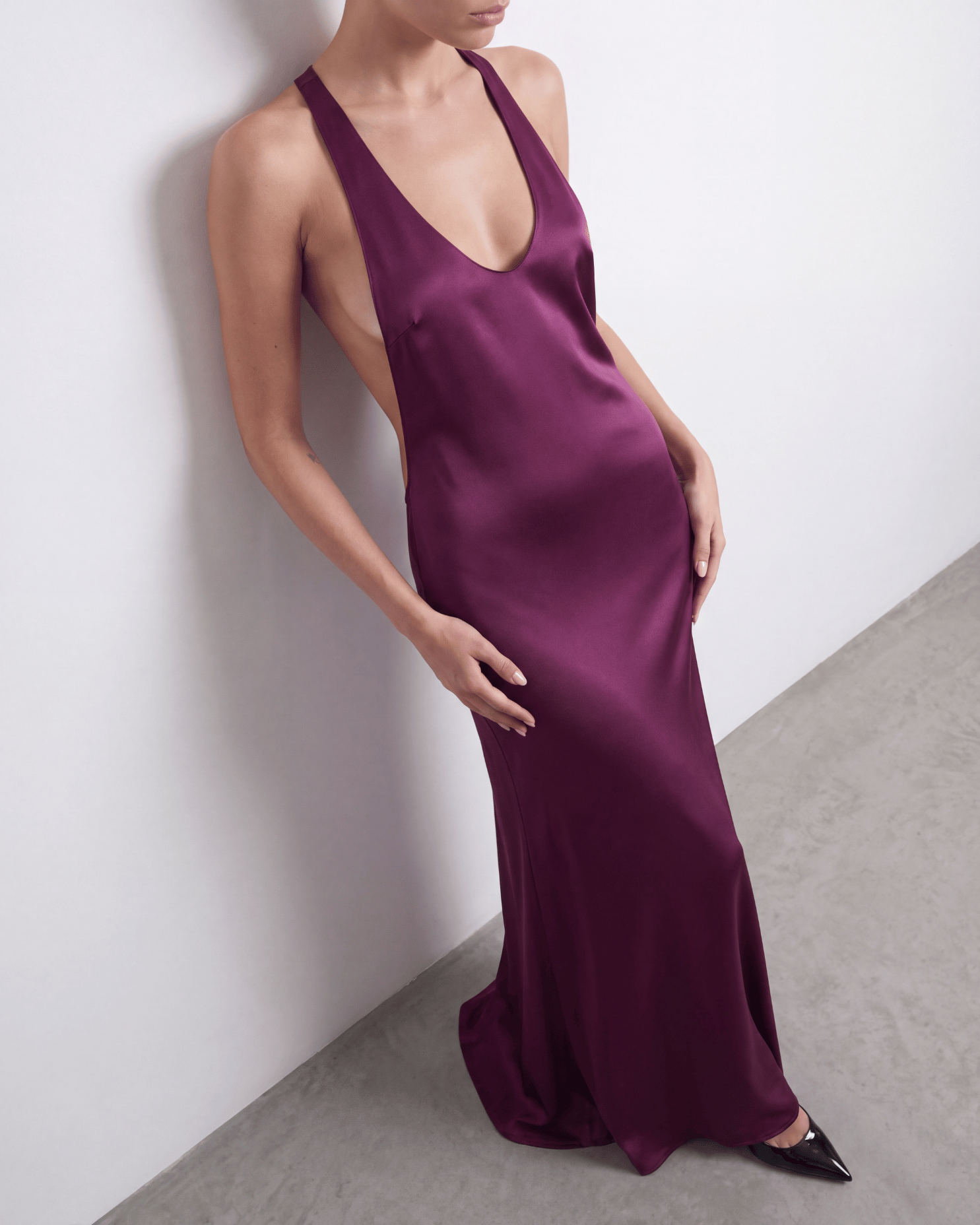 The Deep Plunge Gown