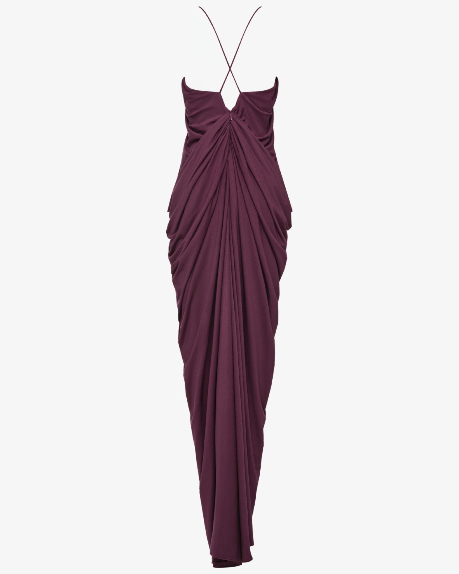 The Draped Halter Gown