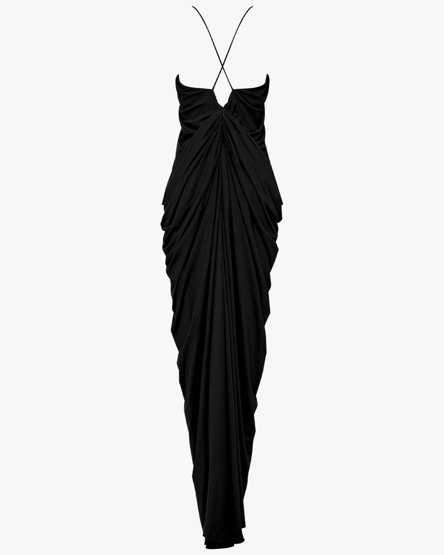 The Draped Halter Gown