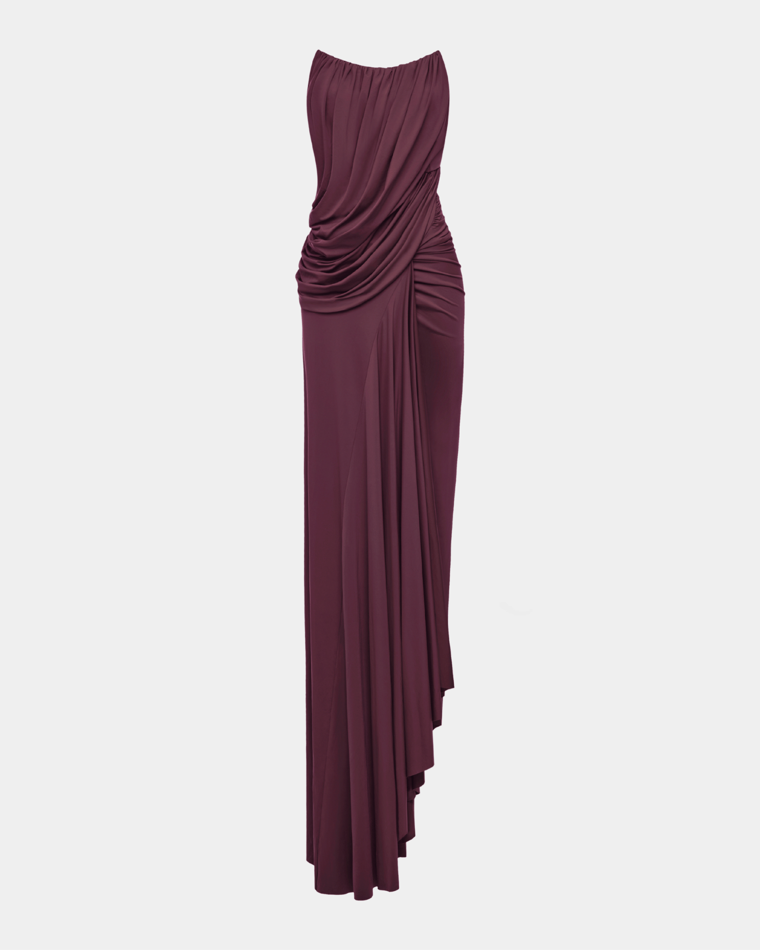 The Gathered Drape Gown